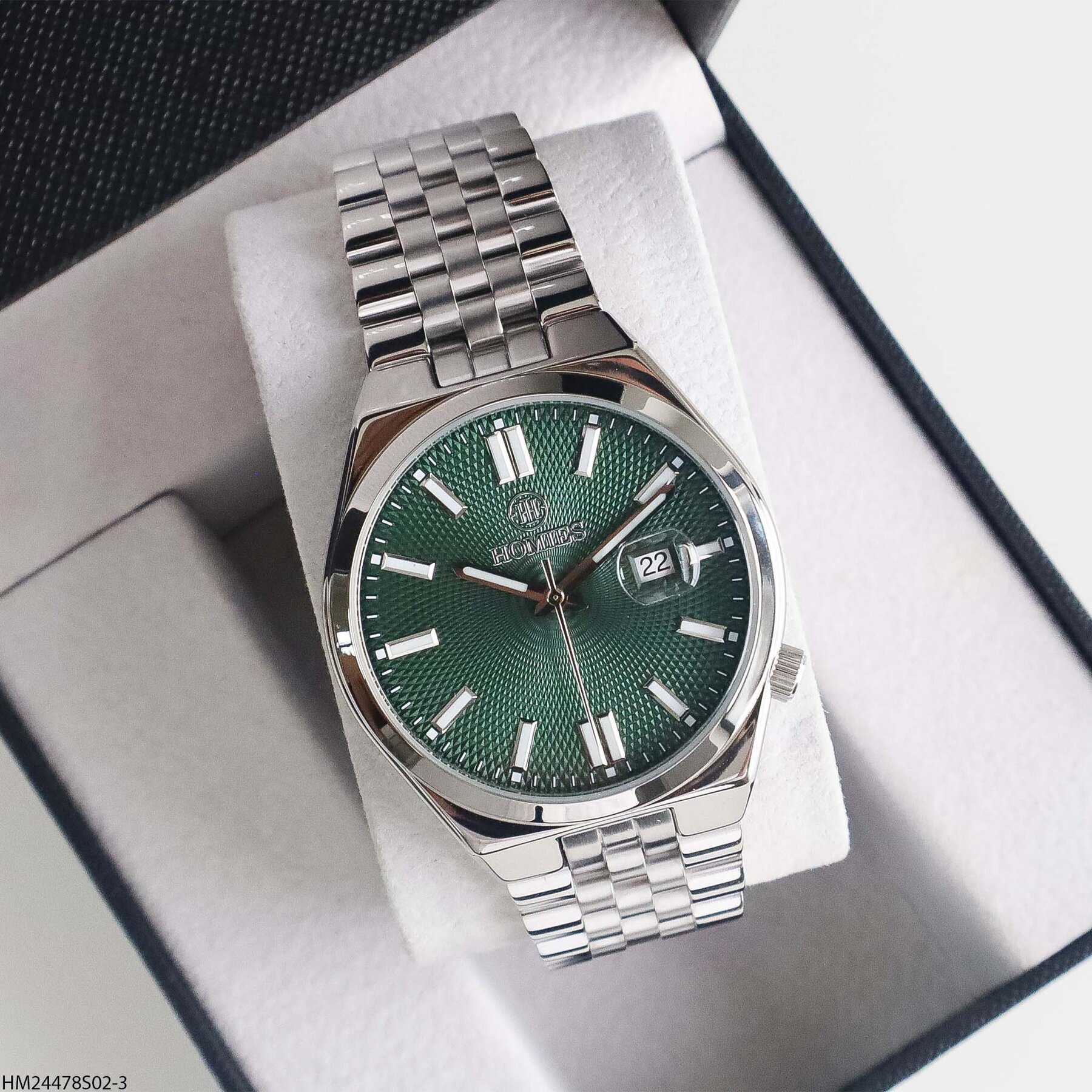 Homies HM15807S04-2 Steel Strap Men Watch