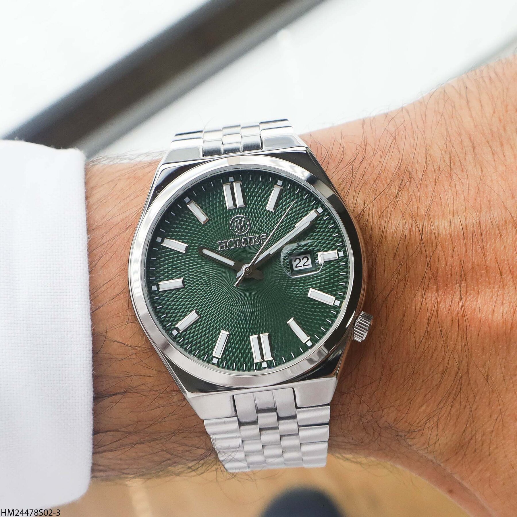 Homies HM15807S04-2 Steel Strap Men Watch