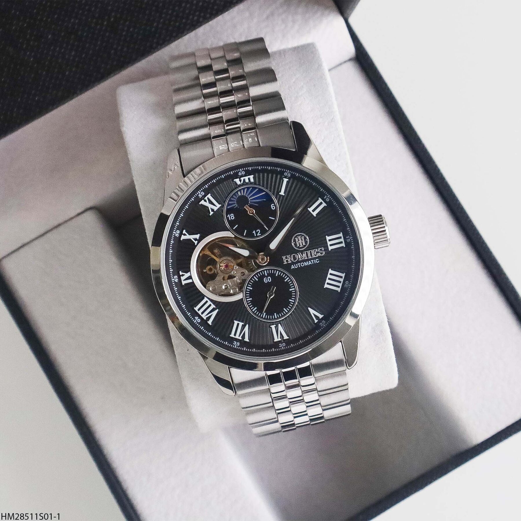Homies HM15807S04-2 Steel Strap Men Watch