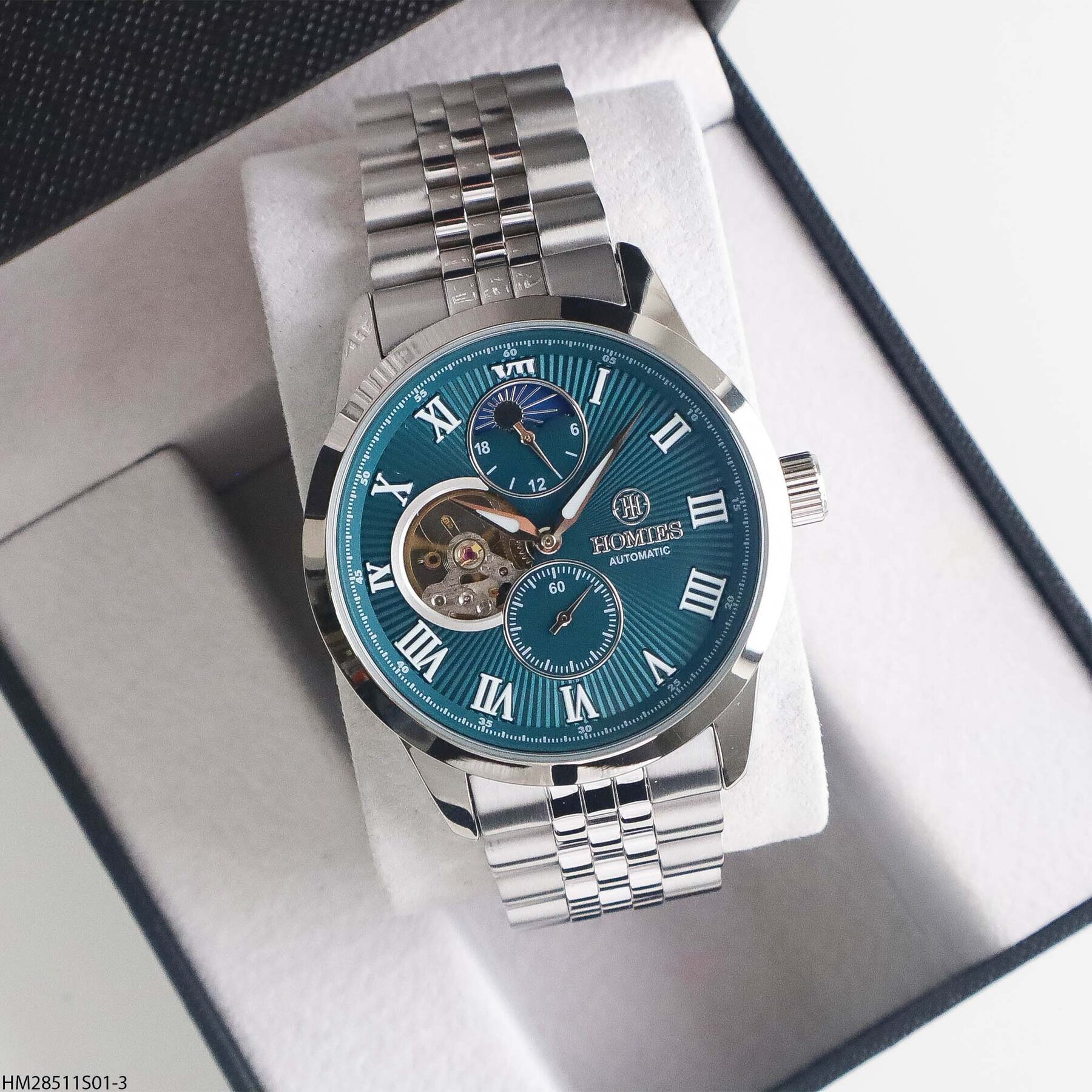 Homies HM15807S04-2 Steel Strap Men Watch