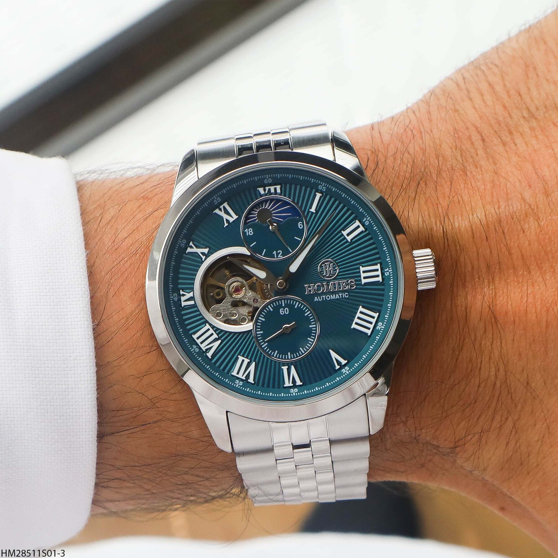 Homies HM15807S04-2 Steel Strap Men Watch