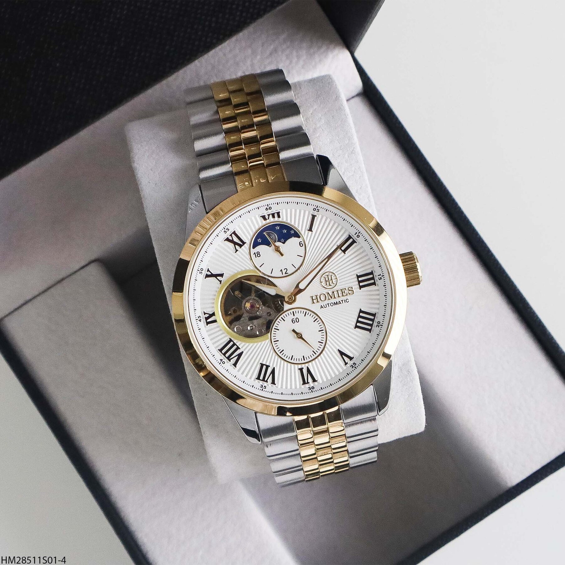 Homies HM15807S04-2 Steel Strap Men Watch