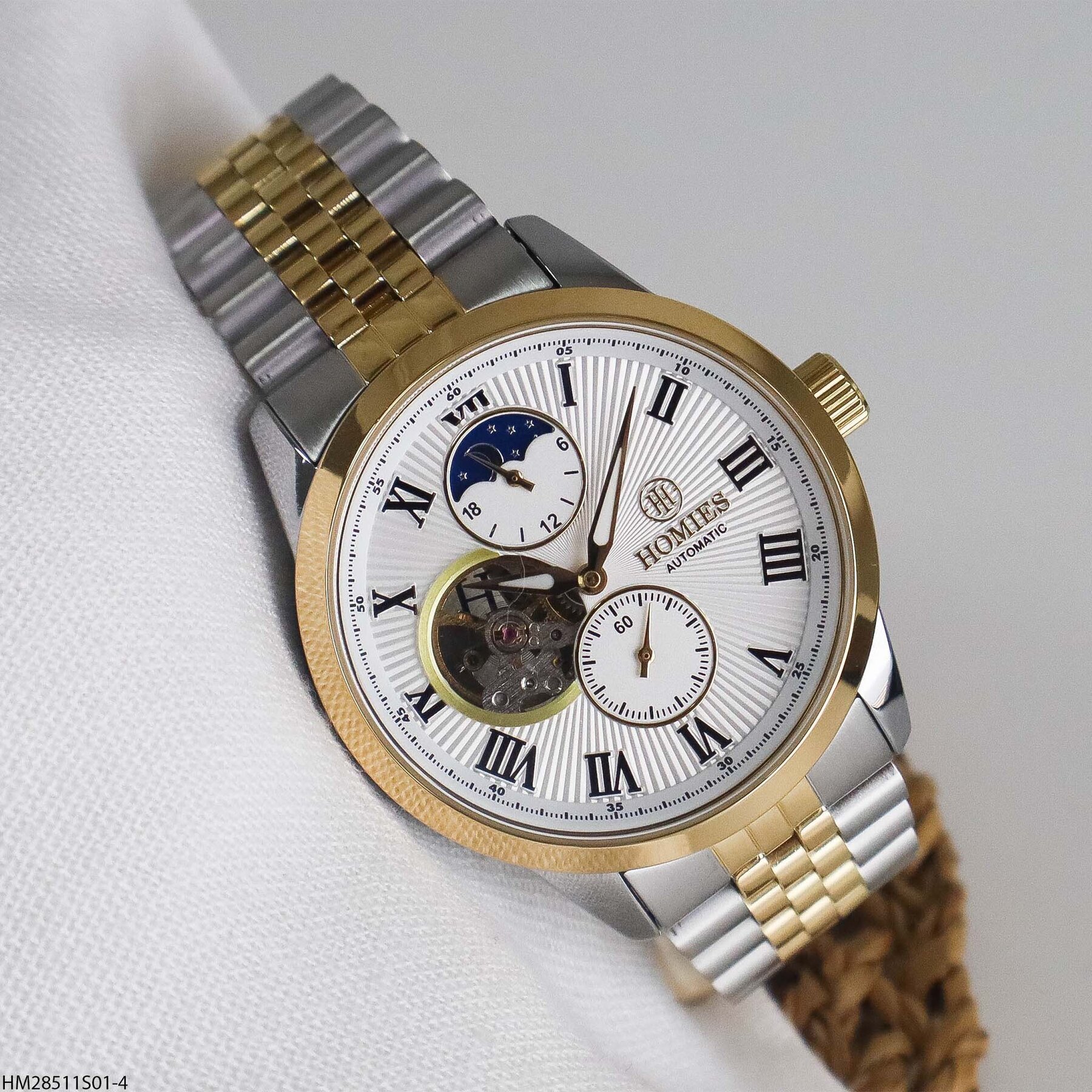 Homies HM15807S04-2 Steel Strap Men Watch