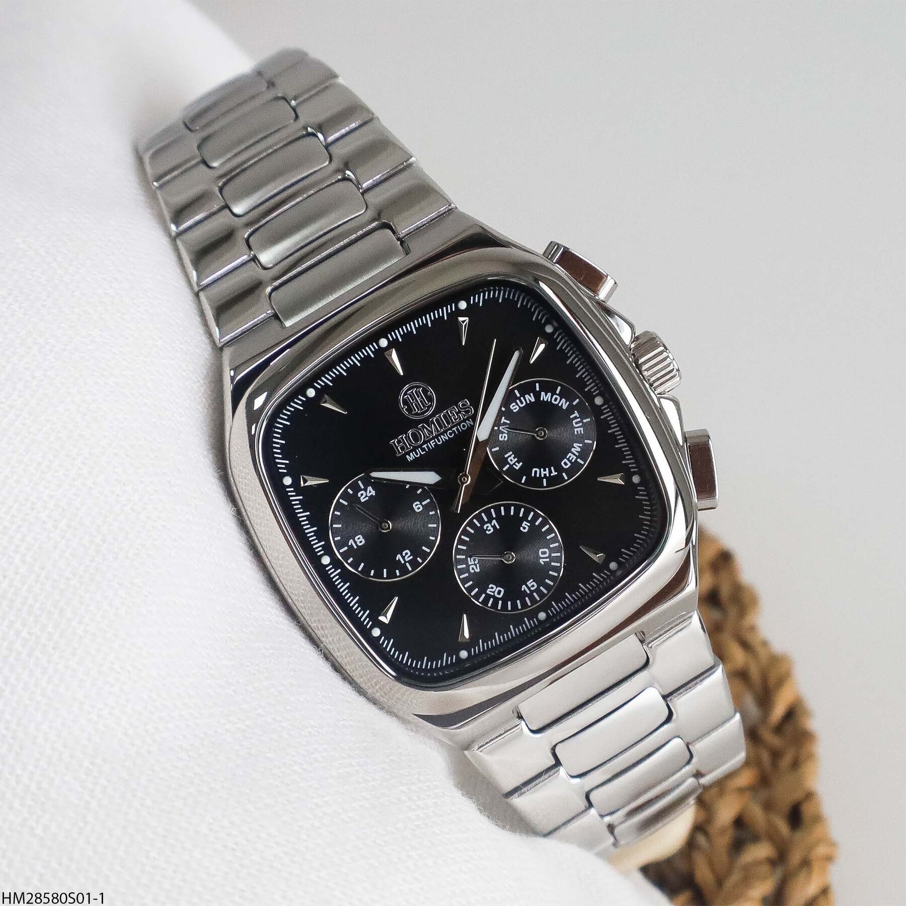 Homies HM15807S04-8 Steel Strap Men Watch
