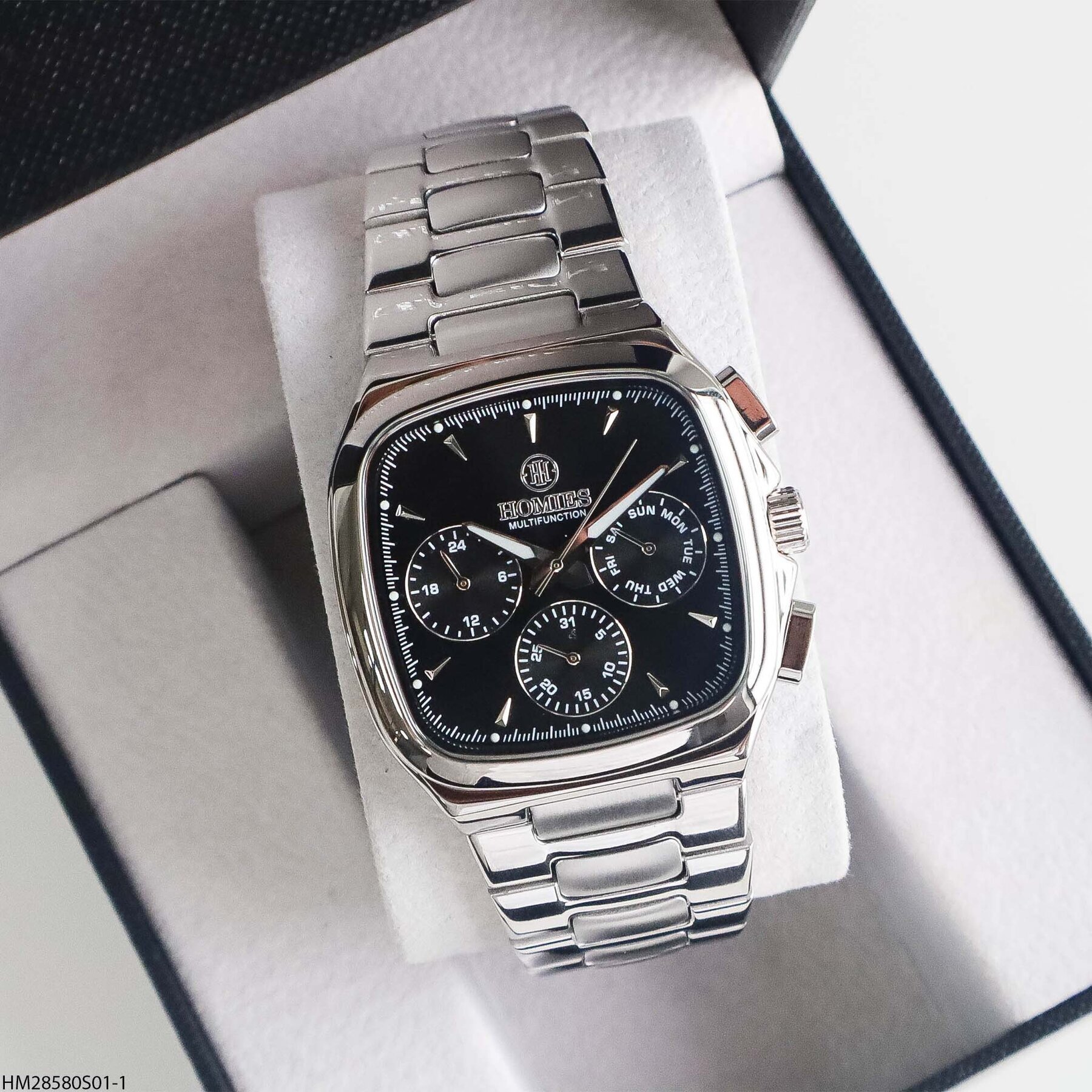 Homies HM15807S04-8 Steel Strap Men Watch