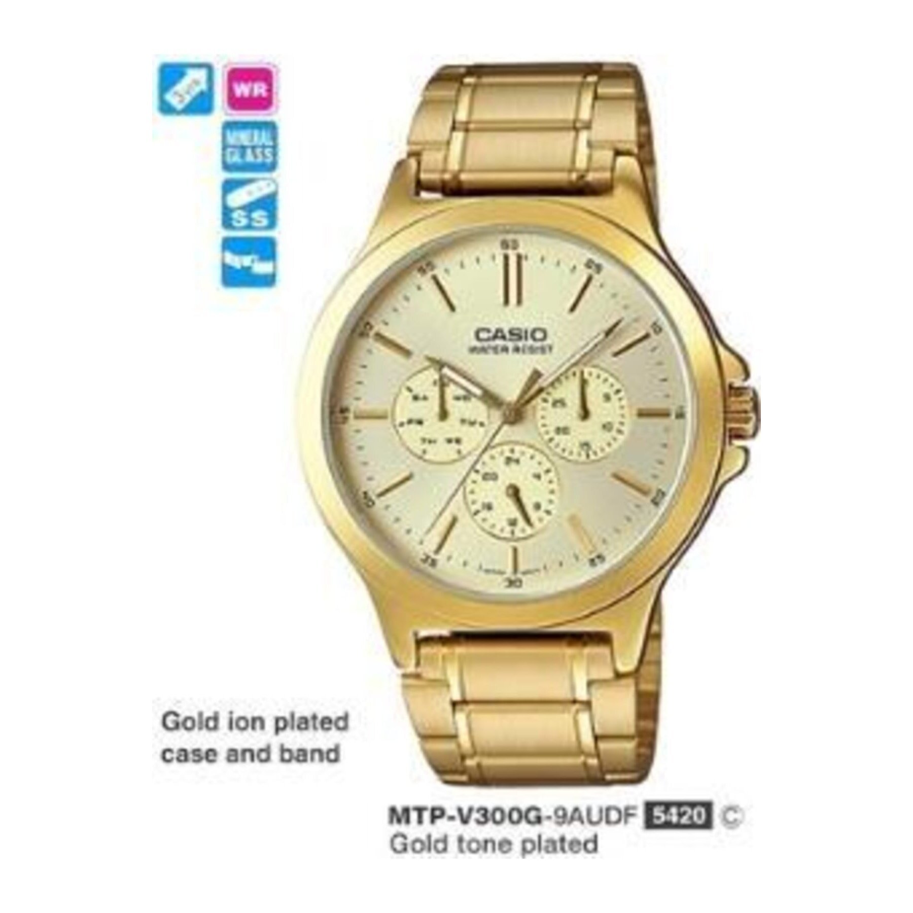 Casio MTP-V300G-7AUDF Erkek Kol Saati