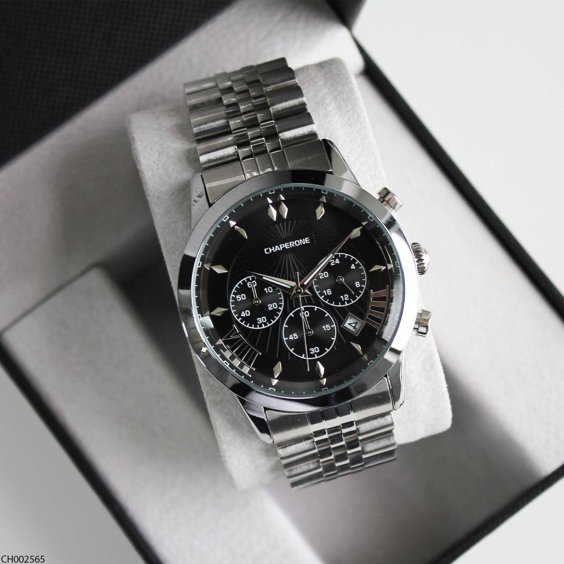 Chaperone CH002565 Çelik Kordonlu Erkek Kol Saati