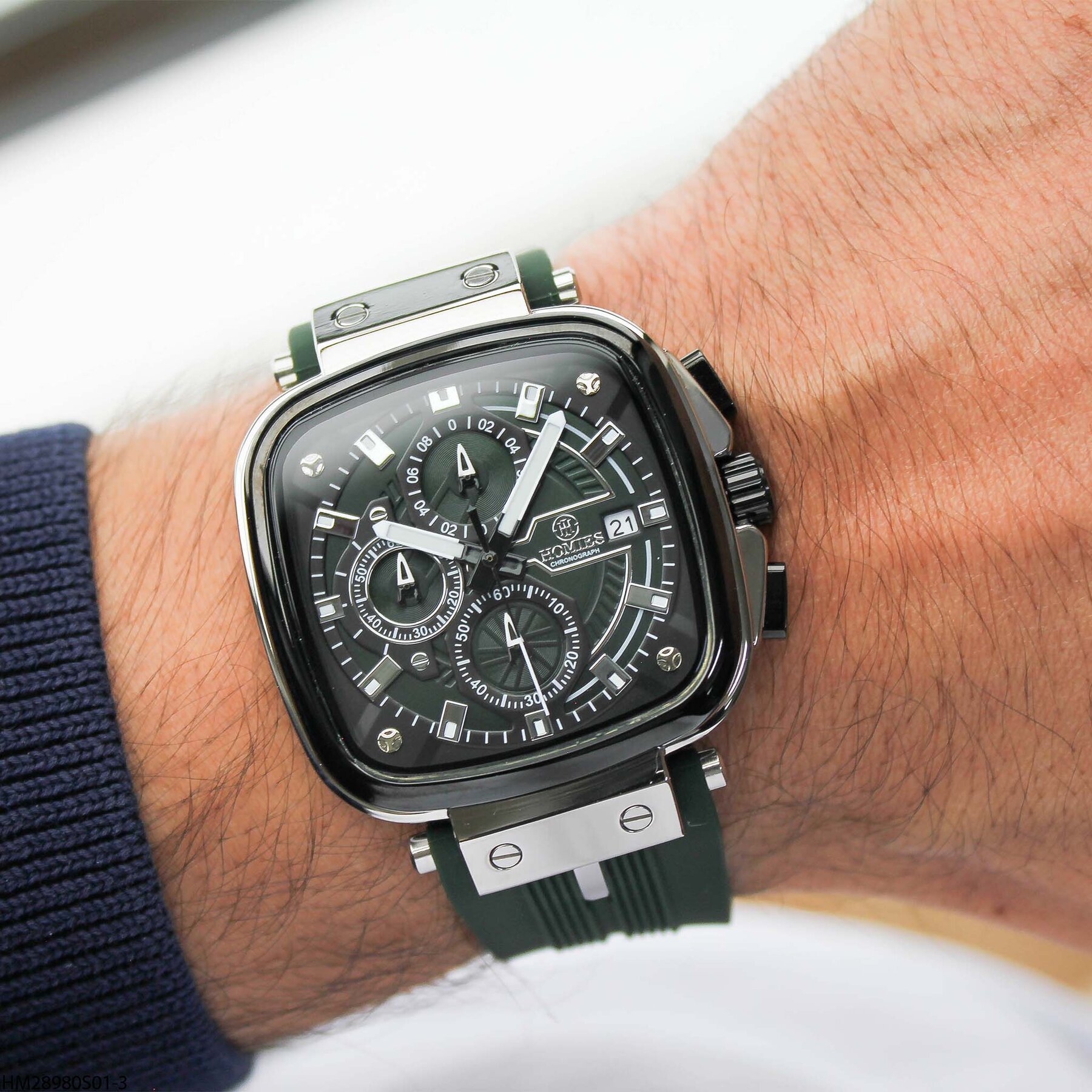 Homies HM28980S01-3 Silikon Kordonlu Erkek Kol Saati
