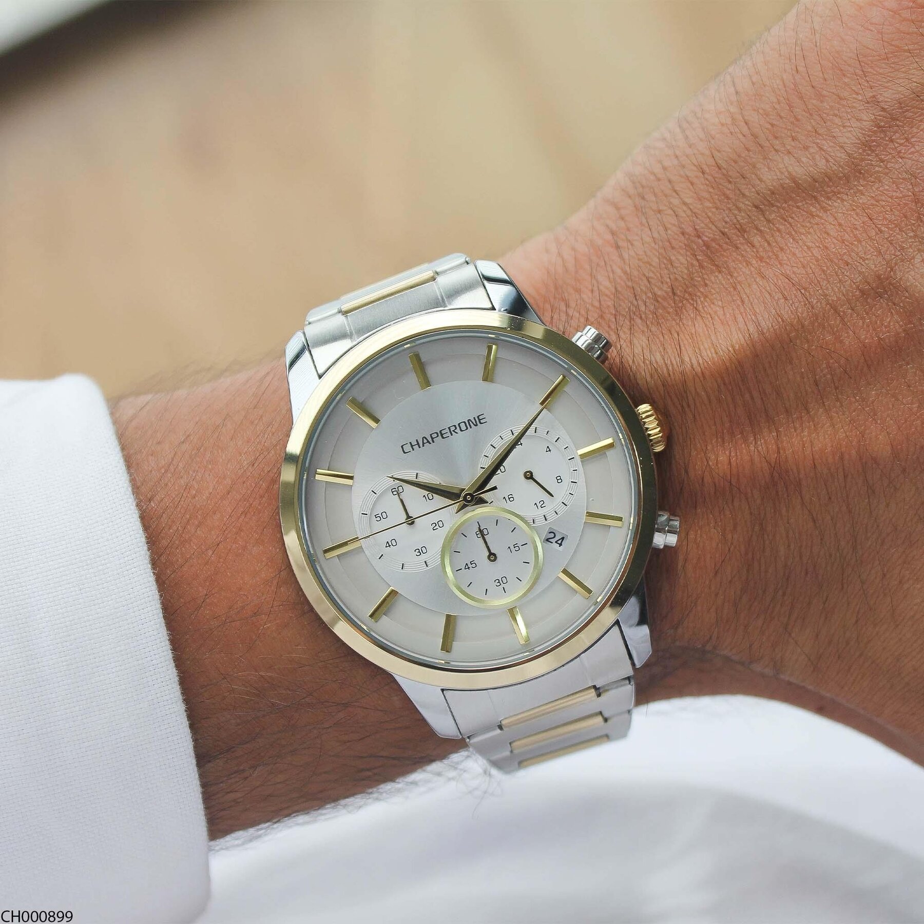 Chaperone CH000899 Çelik Kordonlu Erkek Kol Saati