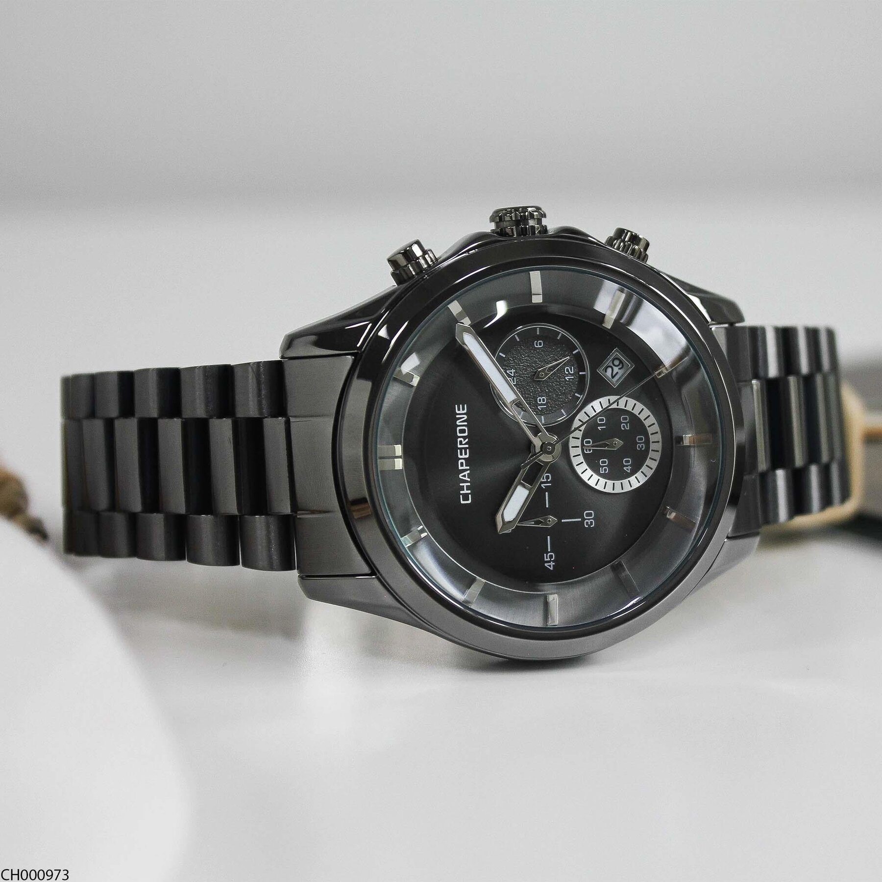 Chaperone CH000973 Çelik Kordonlu Erkek Kol Saati