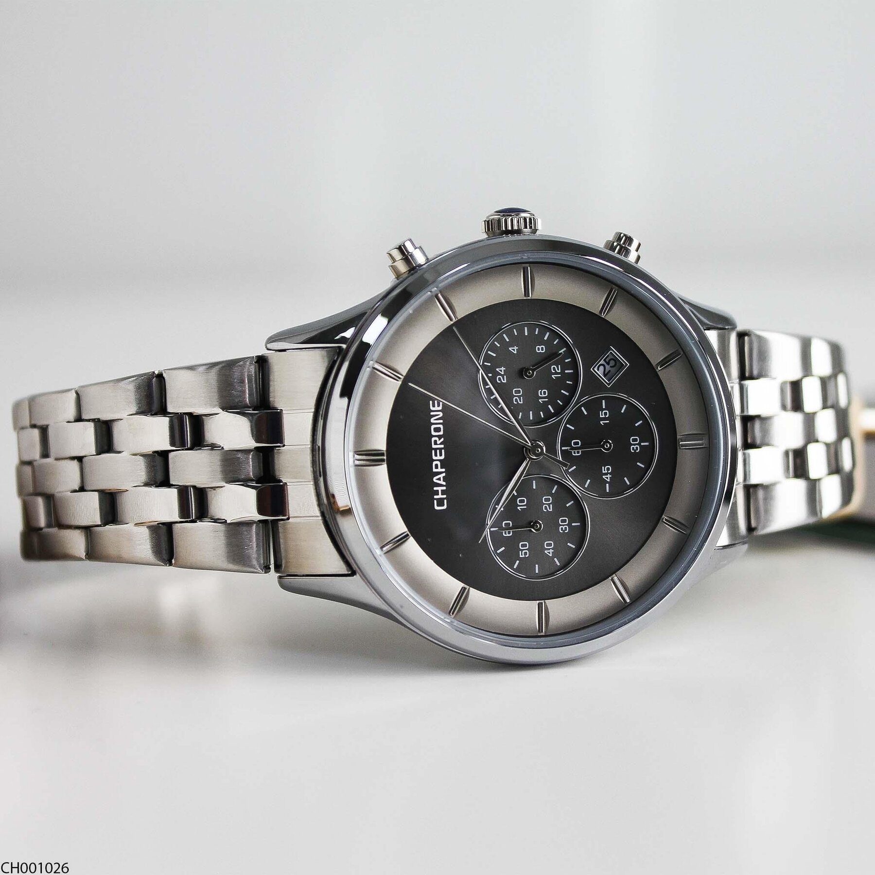 Chaperone CH001026 Çelik Kordonlu Erkek Kol Saati
