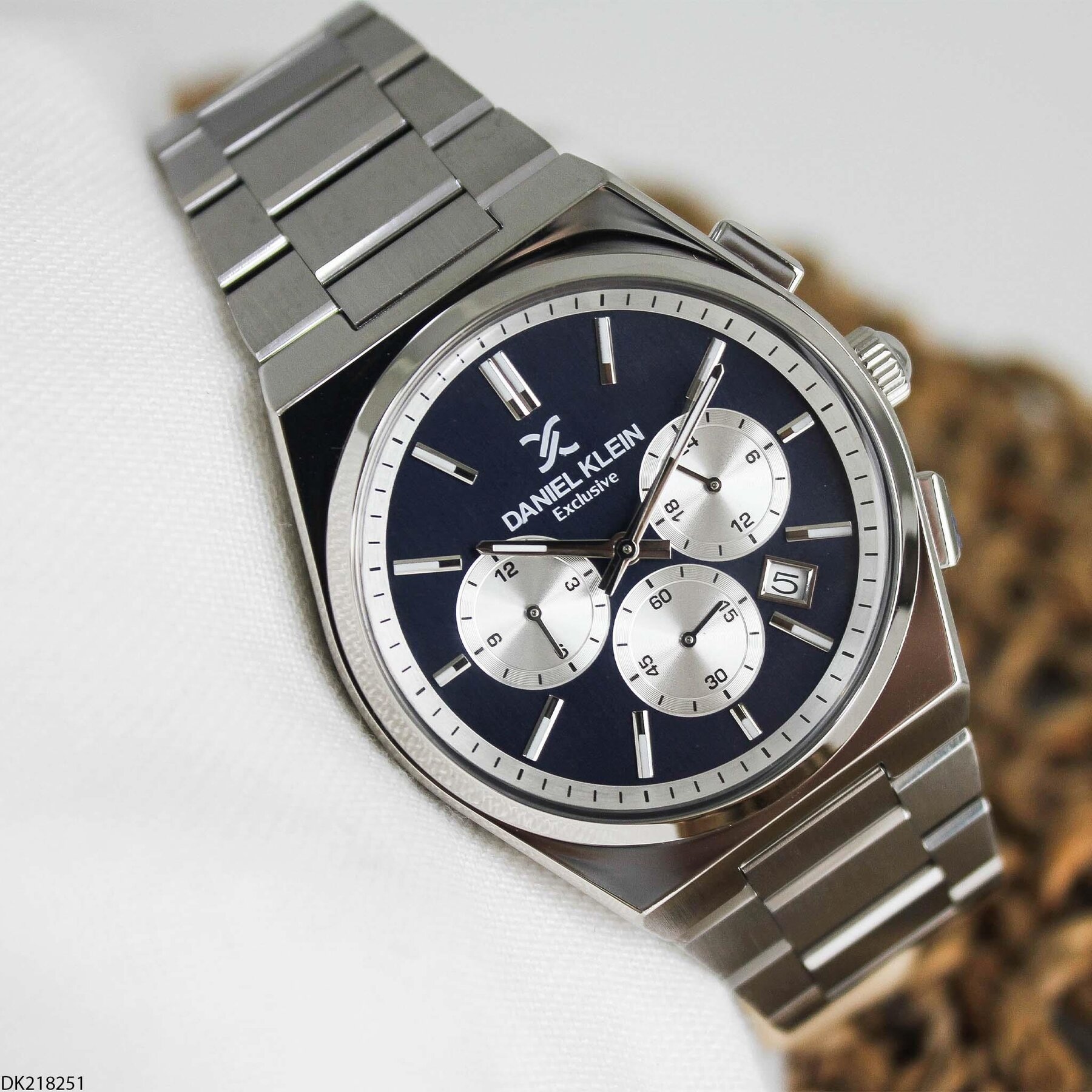 Daniel Klein DK218251-1 Çelik Kordonlu Erkek Kol Saati