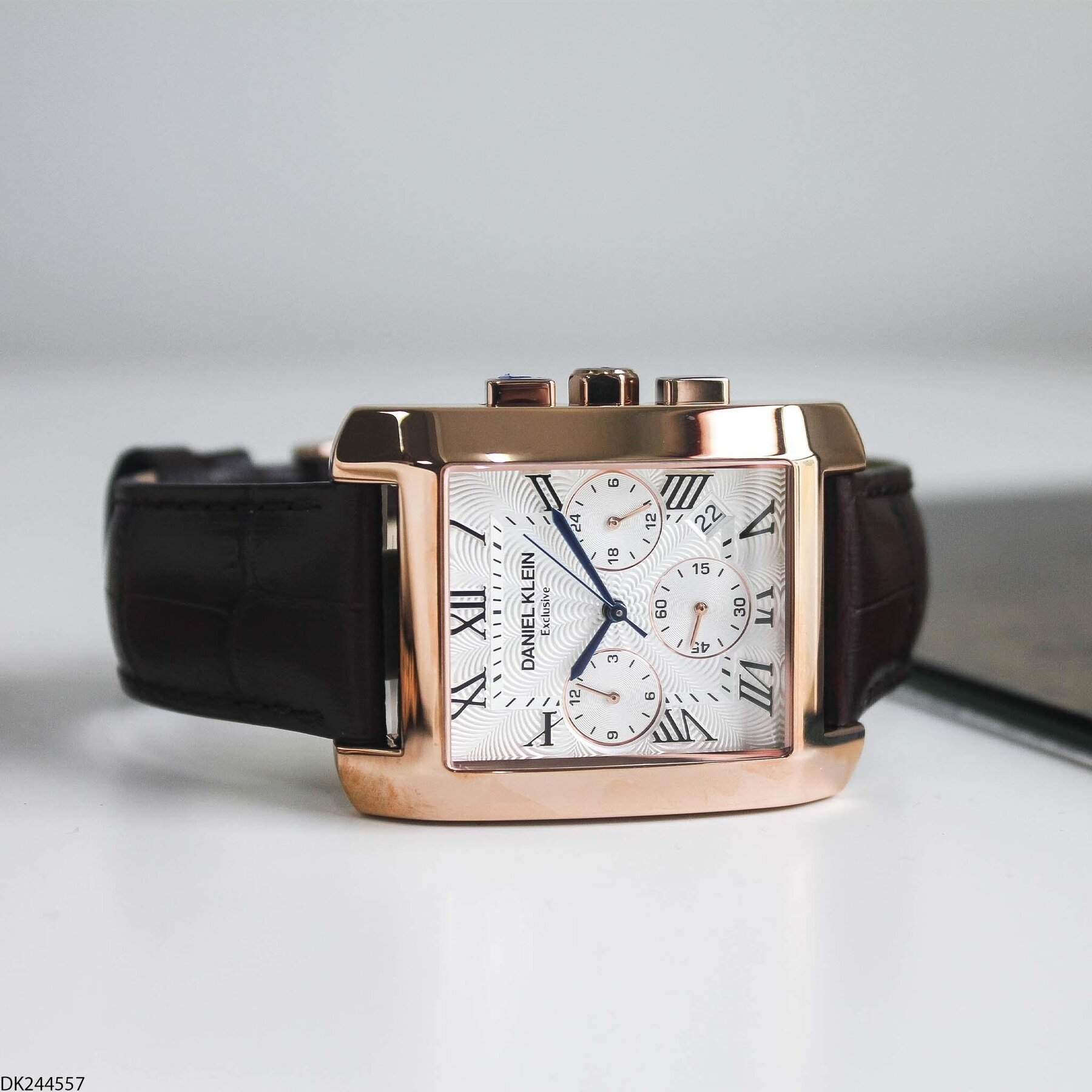 Daniel Klein DK244557 Leather Strap Men Watch