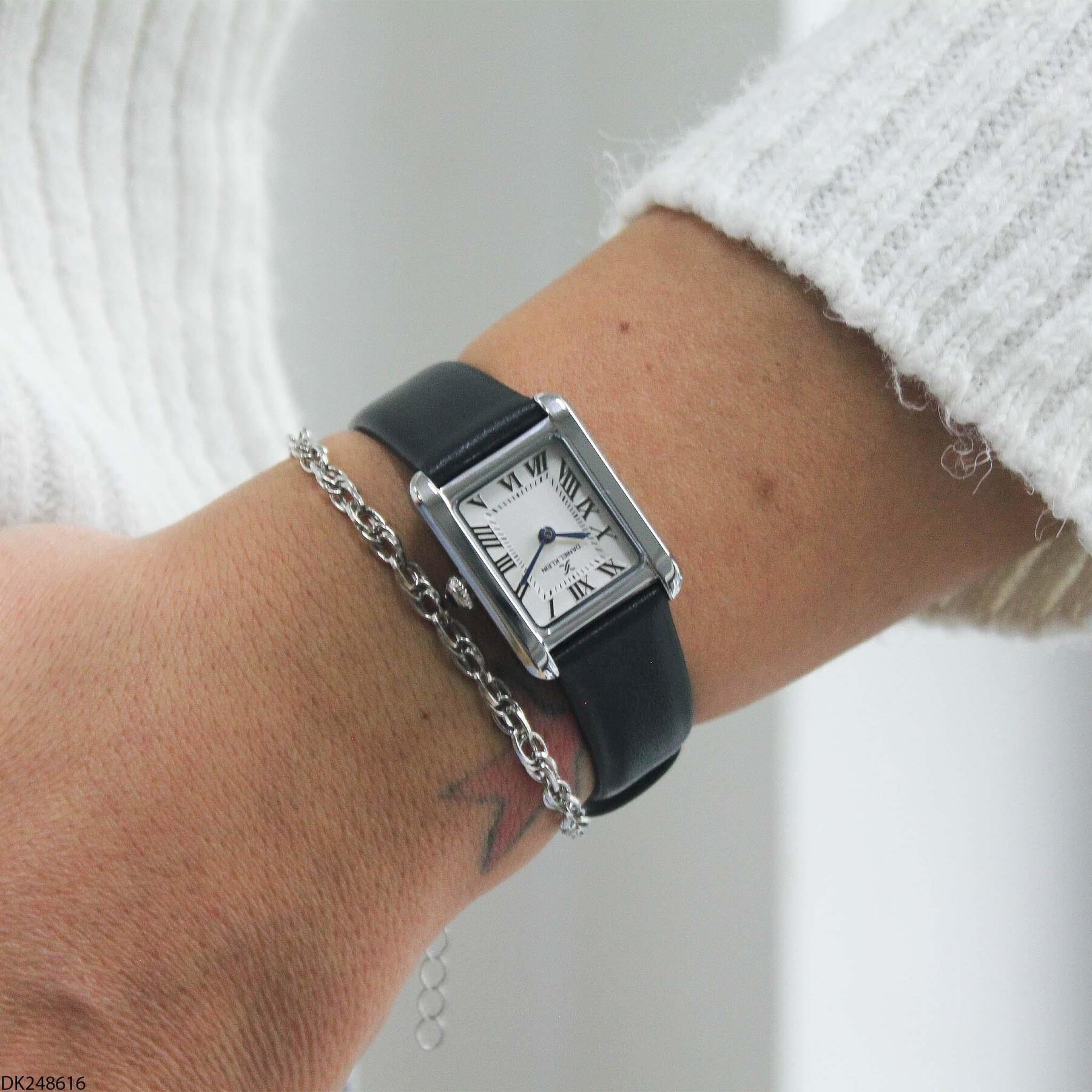 Daniel Klein DK248616 Leather Strap Women Watch