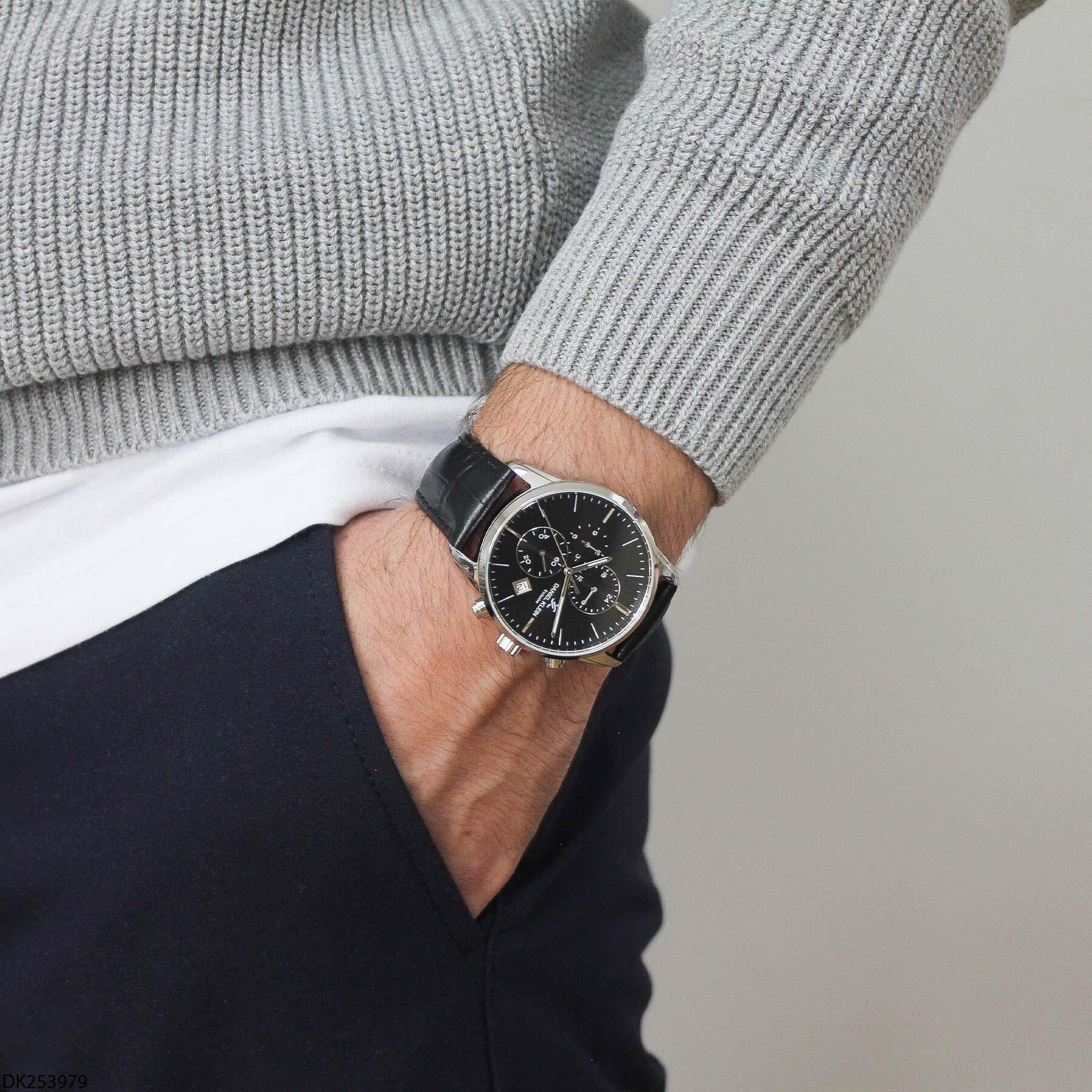 Daniel Klein DK253979 Deri Kordonlu Erkek Kol Saati