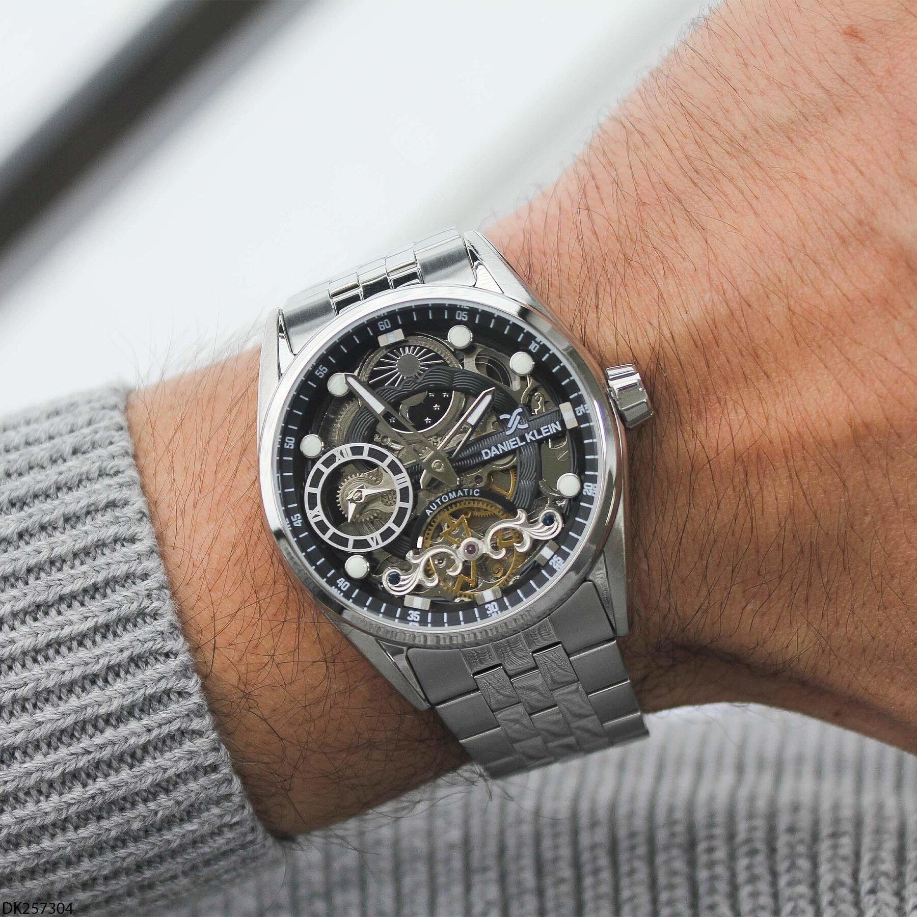 Daniel Klein DK257304 Steel Strap Automatic Men Watch