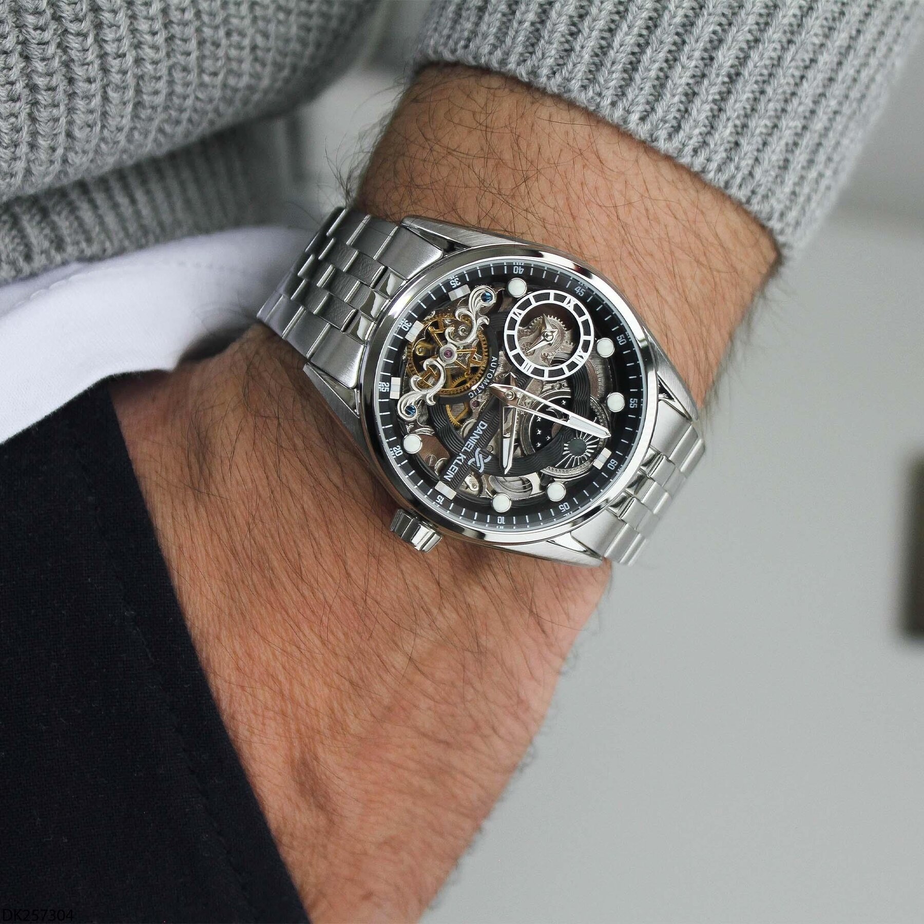 Daniel Klein DK257304 Steel Strap Automatic Men Watch