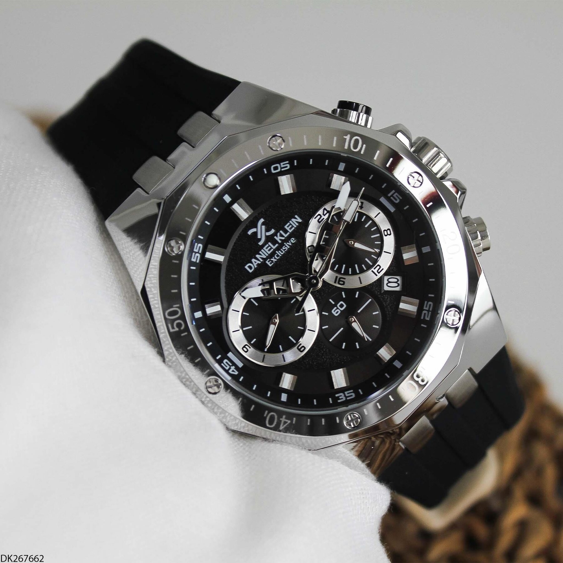 Daniel Klein DK267662 Silicone Strap Men Watch