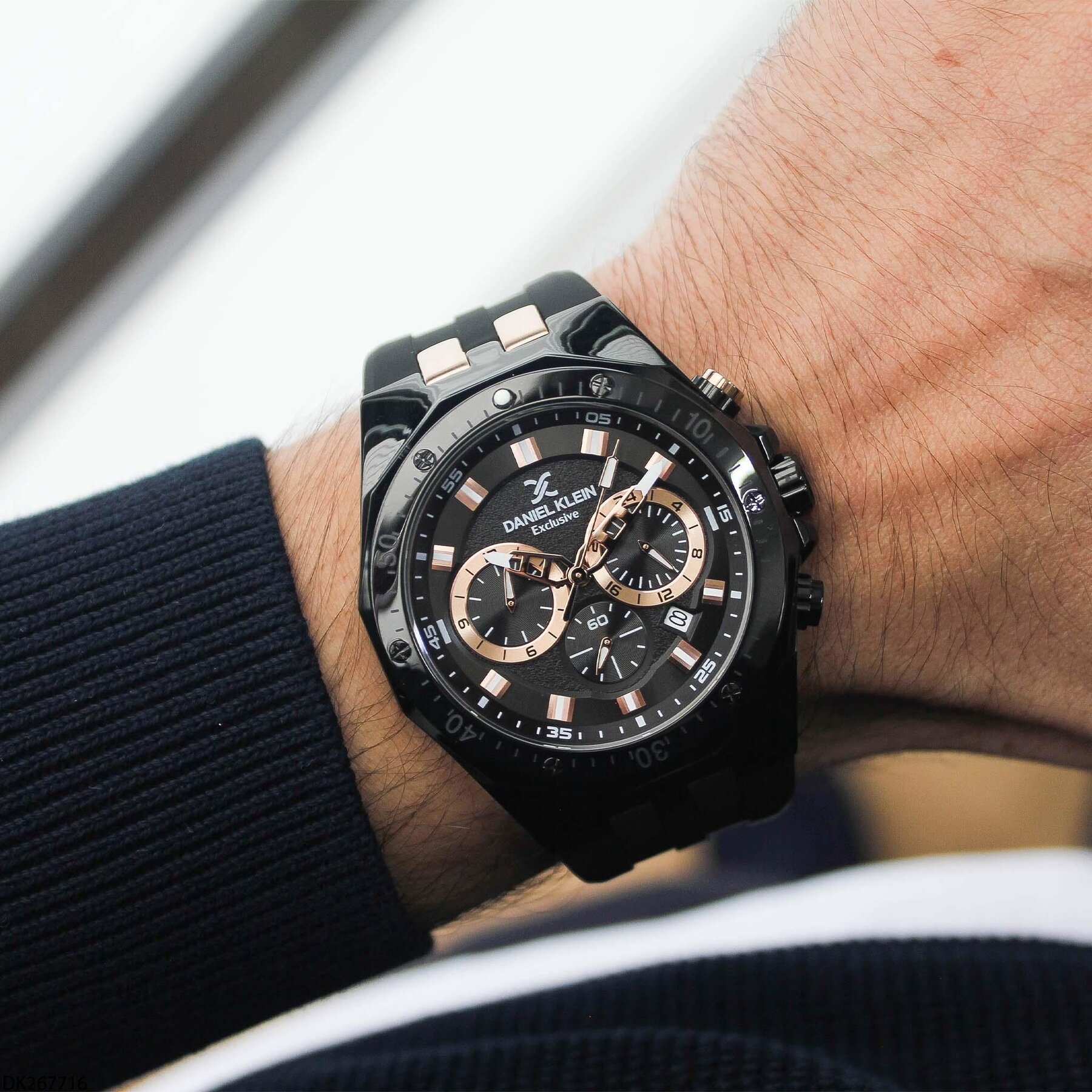 Daniel Klein DK267716 Silicone Strap Men Watch