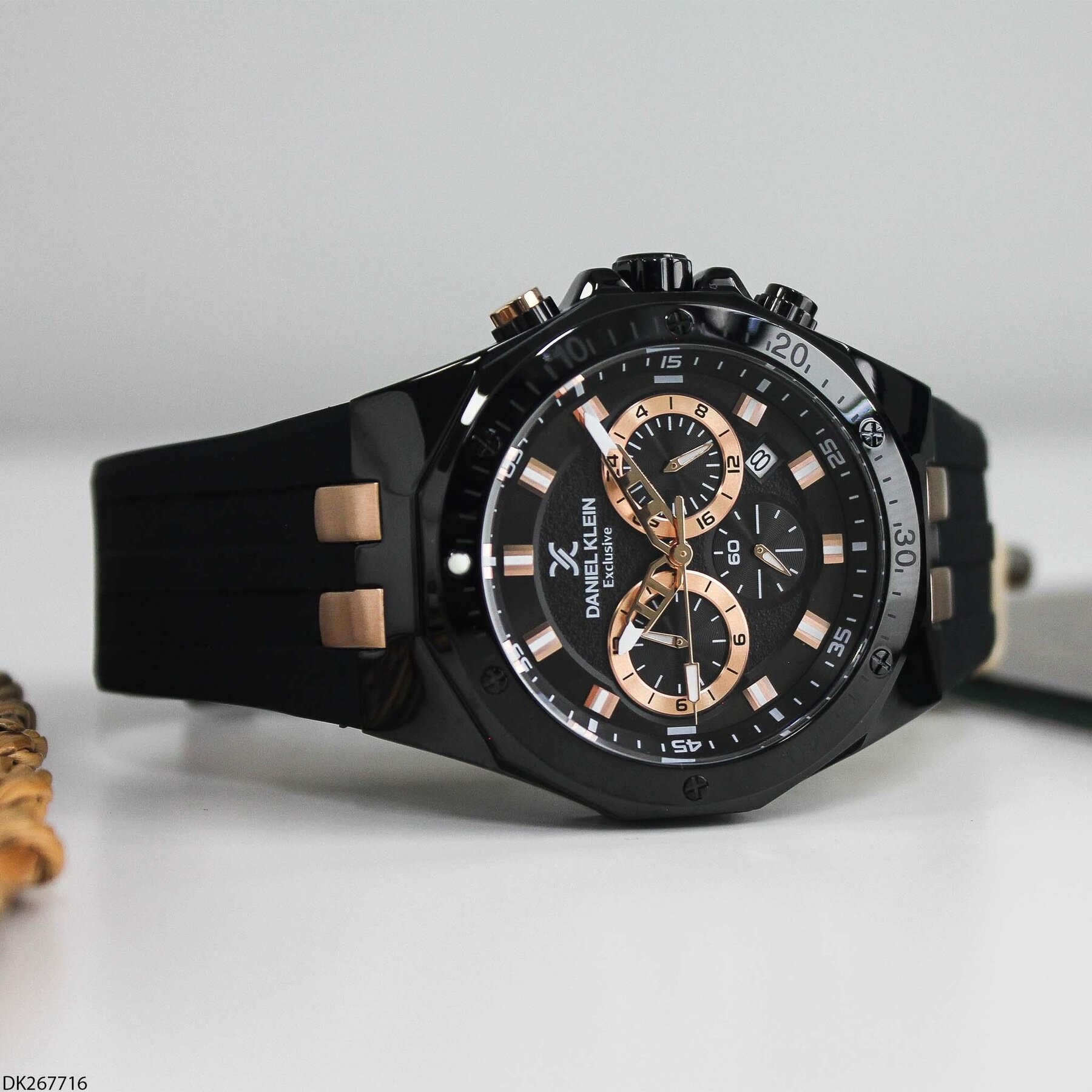 Daniel Klein DK267716 Silicone Strap Men Watch