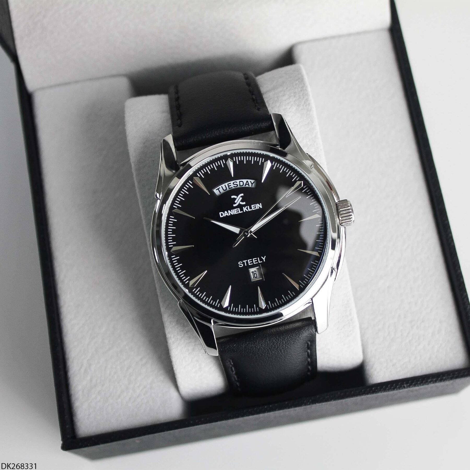 Daniel Klein DK268331 Leather Strap Men Watch