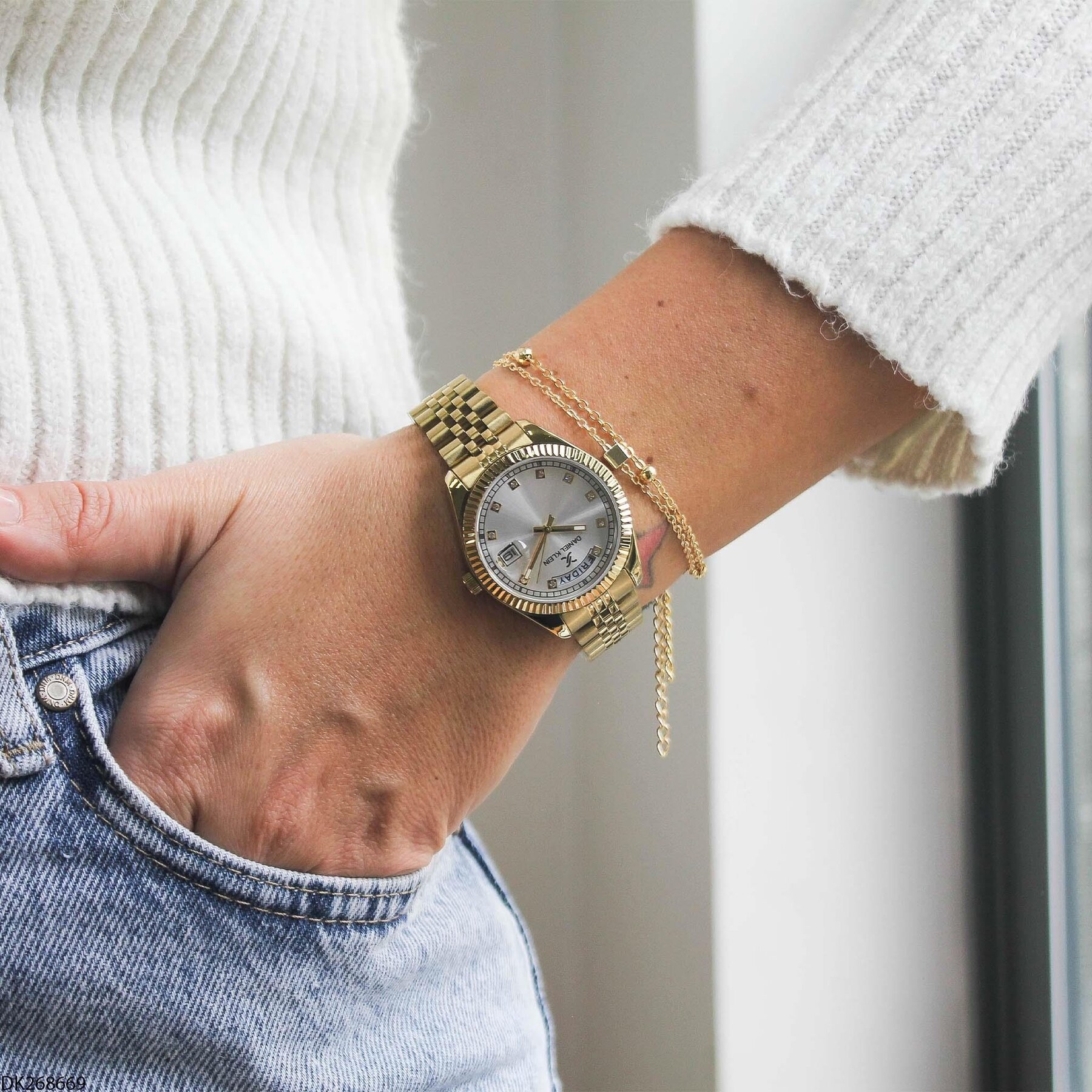 Daniel Klein DK268669 Çelik Kordonlu Kadın Kol Saati