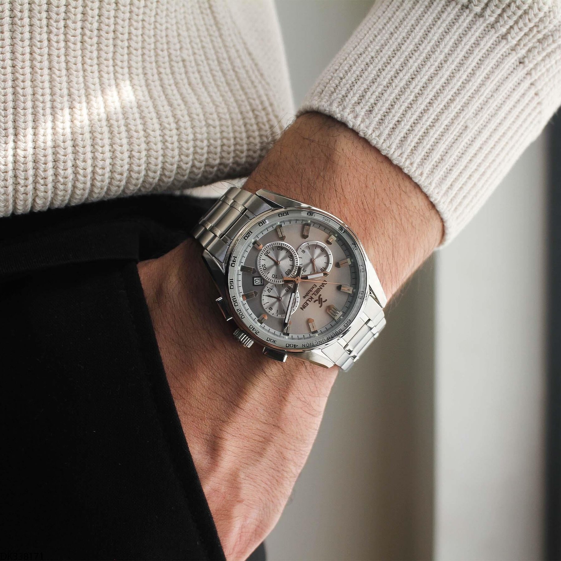 Daniel Klein DK338171 Çelik Kordonlu Erkek Kol Saati