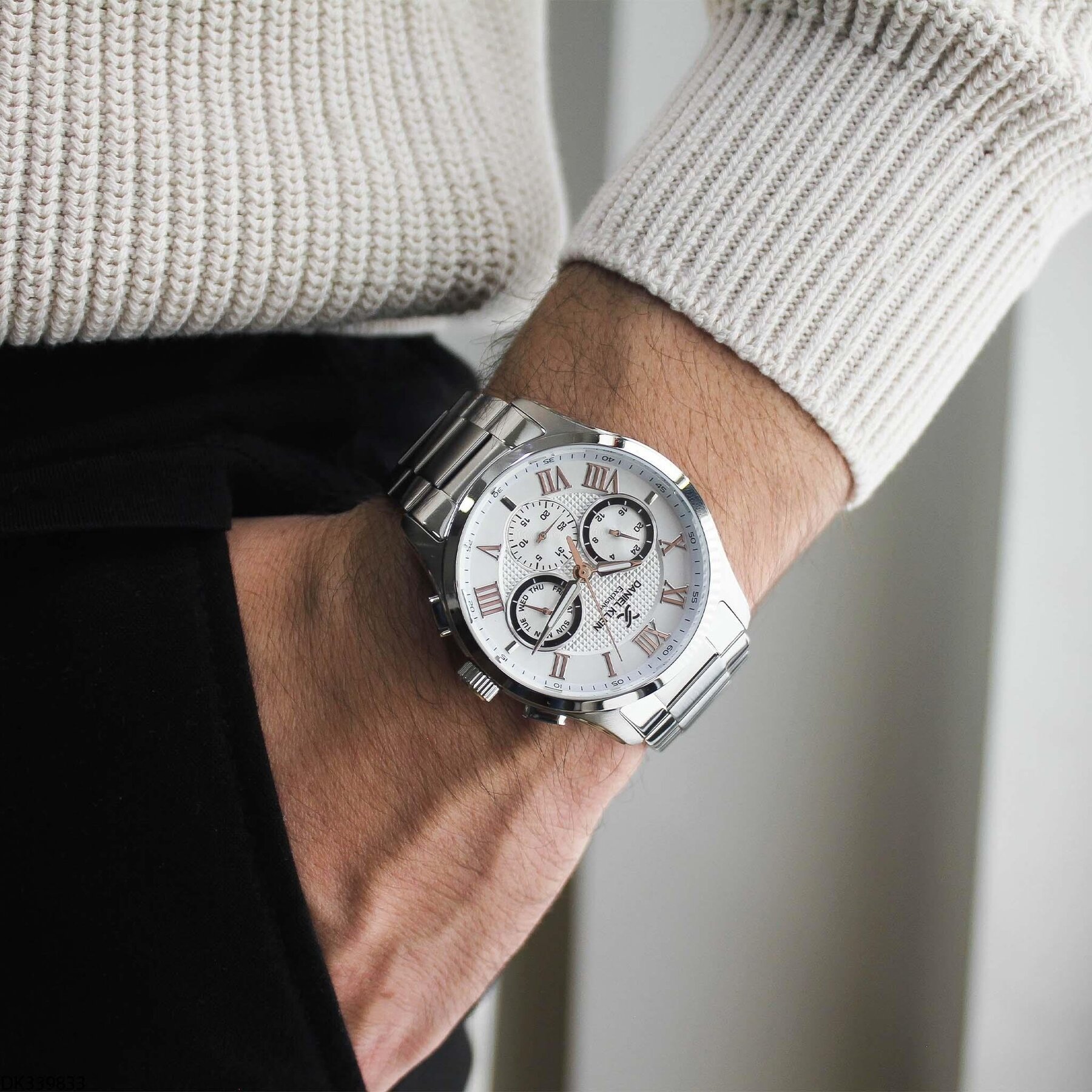 Daniel Klein DK339833 Steel Strap Men Watch