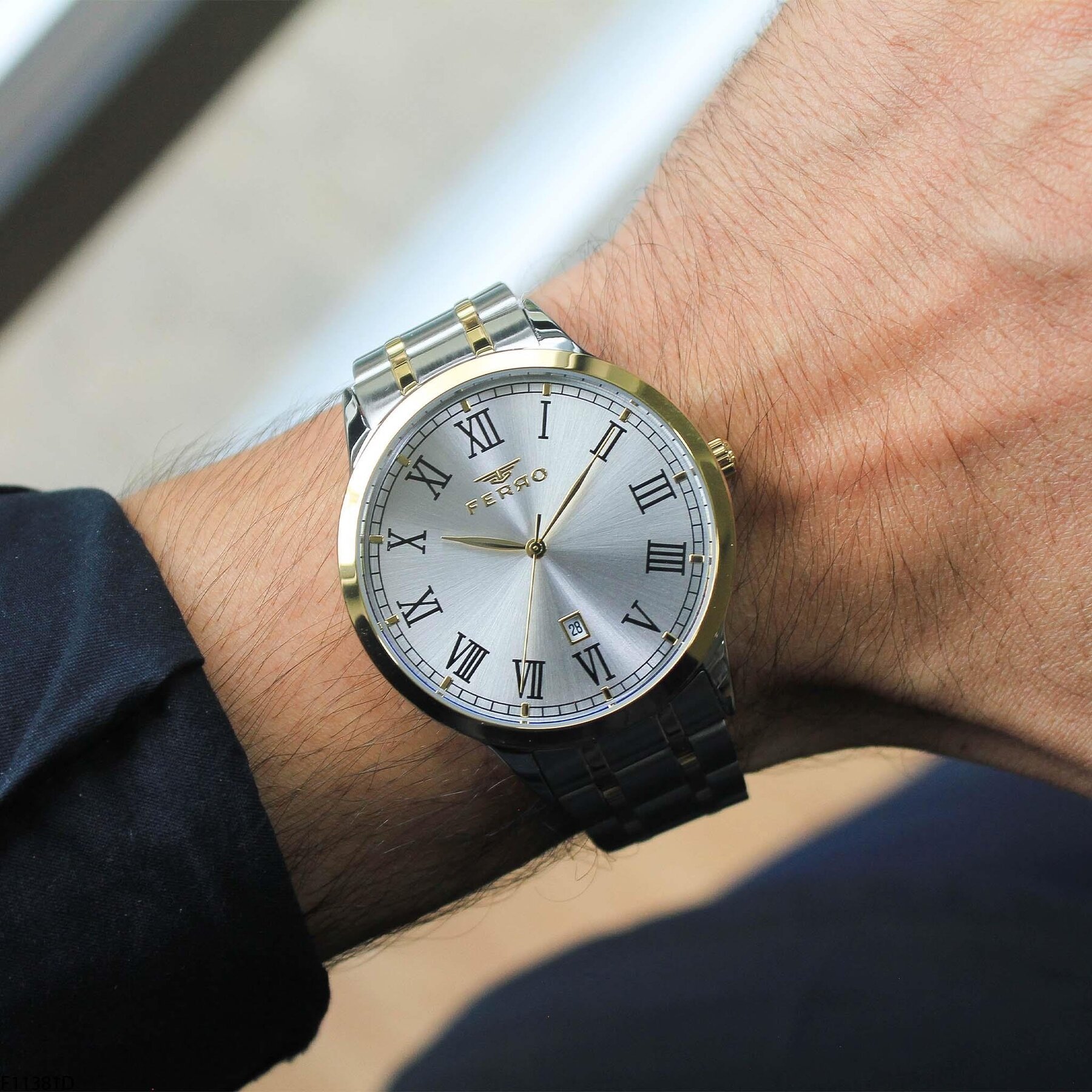 Ferro F11381D Çelik Kordonlu Erkek Kol Saati