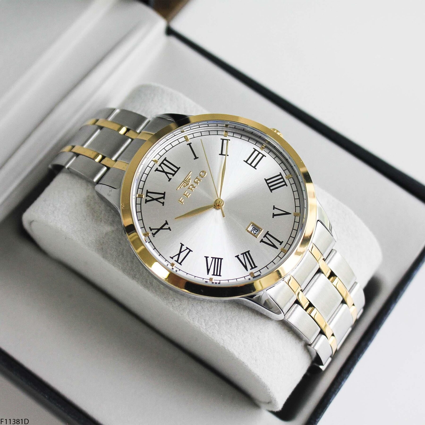 Ferro F11381D Çelik Kordonlu Erkek Kol Saati