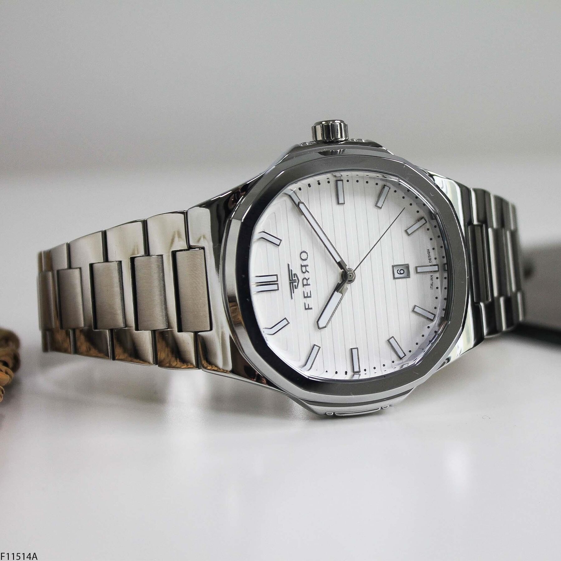 Ferro F11514A Çelik Kordonlu Erkek Kol Saati