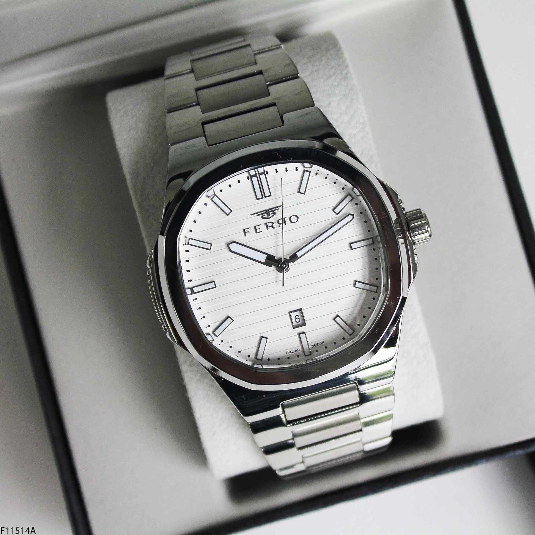 Ferro F11514A Çelik Kordonlu Erkek Kol Saati