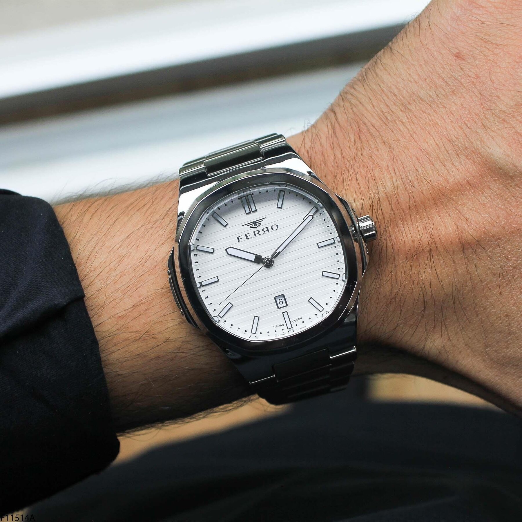 Ferro F11514A Çelik Kordonlu Erkek Kol Saati