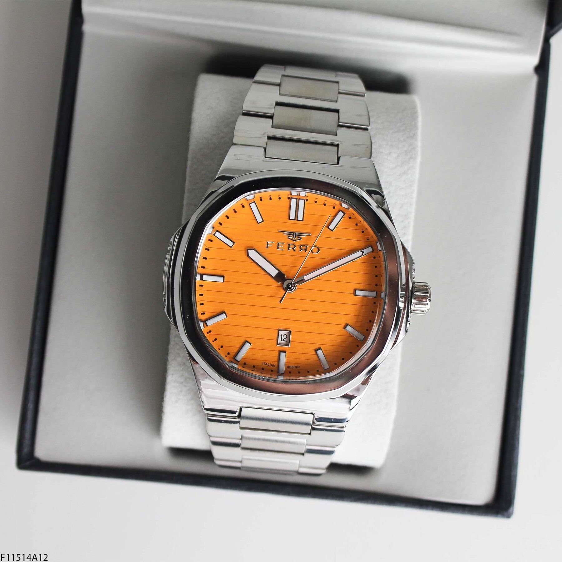 Ferro F11514A12 Çelik Kordonlu Erkek Kol Saati