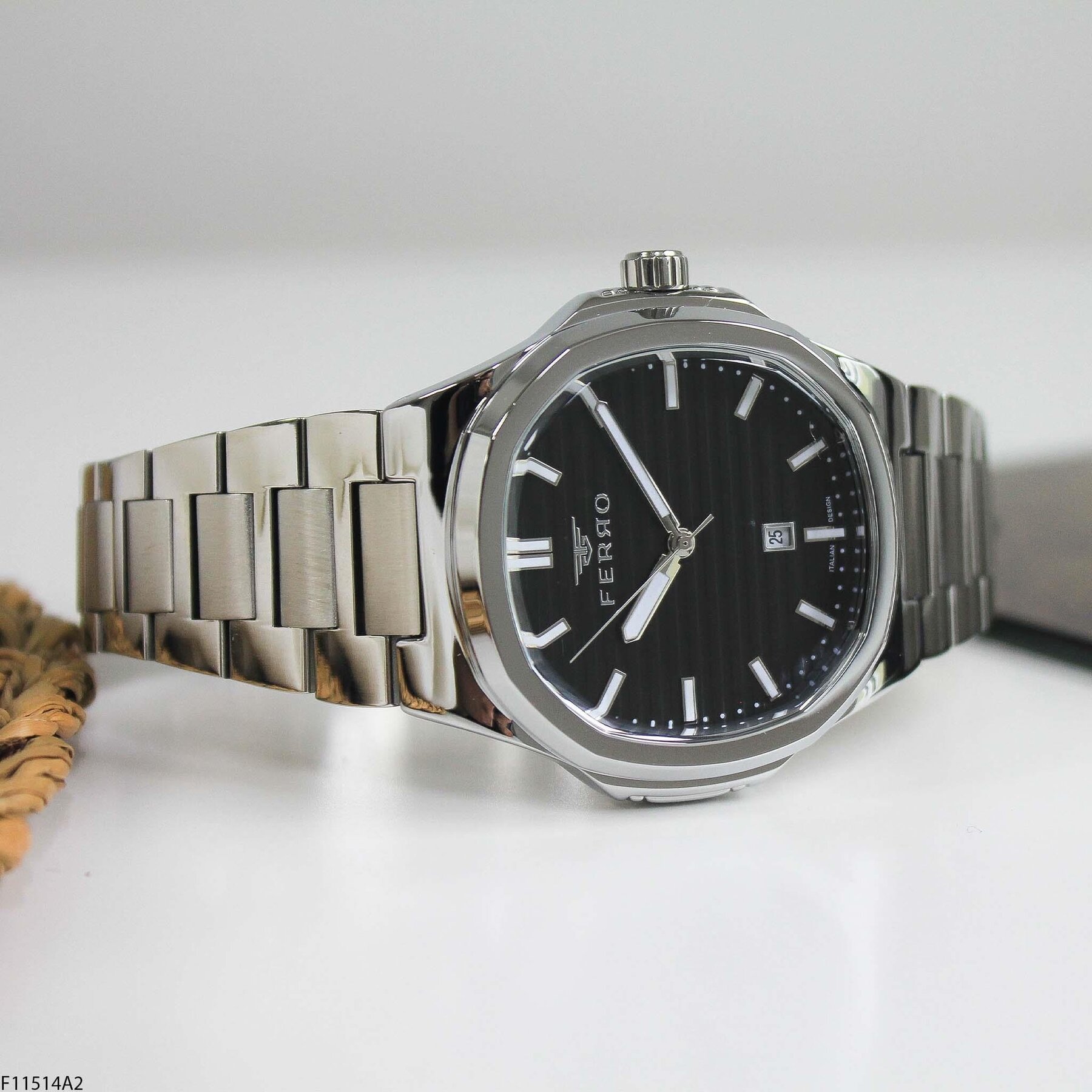 Ferro F11514A2 Çelik Kordonlu Erkek Kol Saati