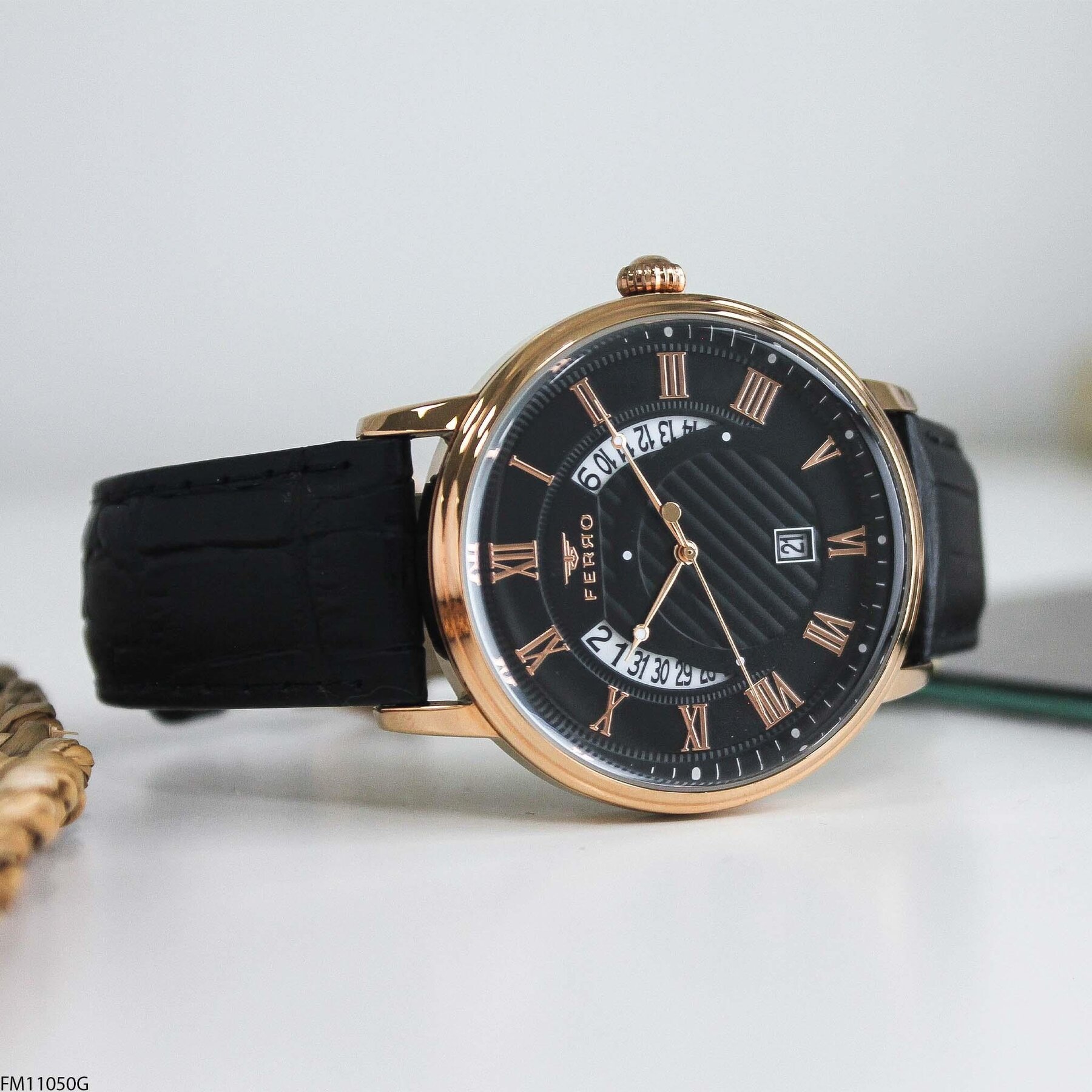 Ferro FM11050G Deri Kordonlu Erkek Kol Saati