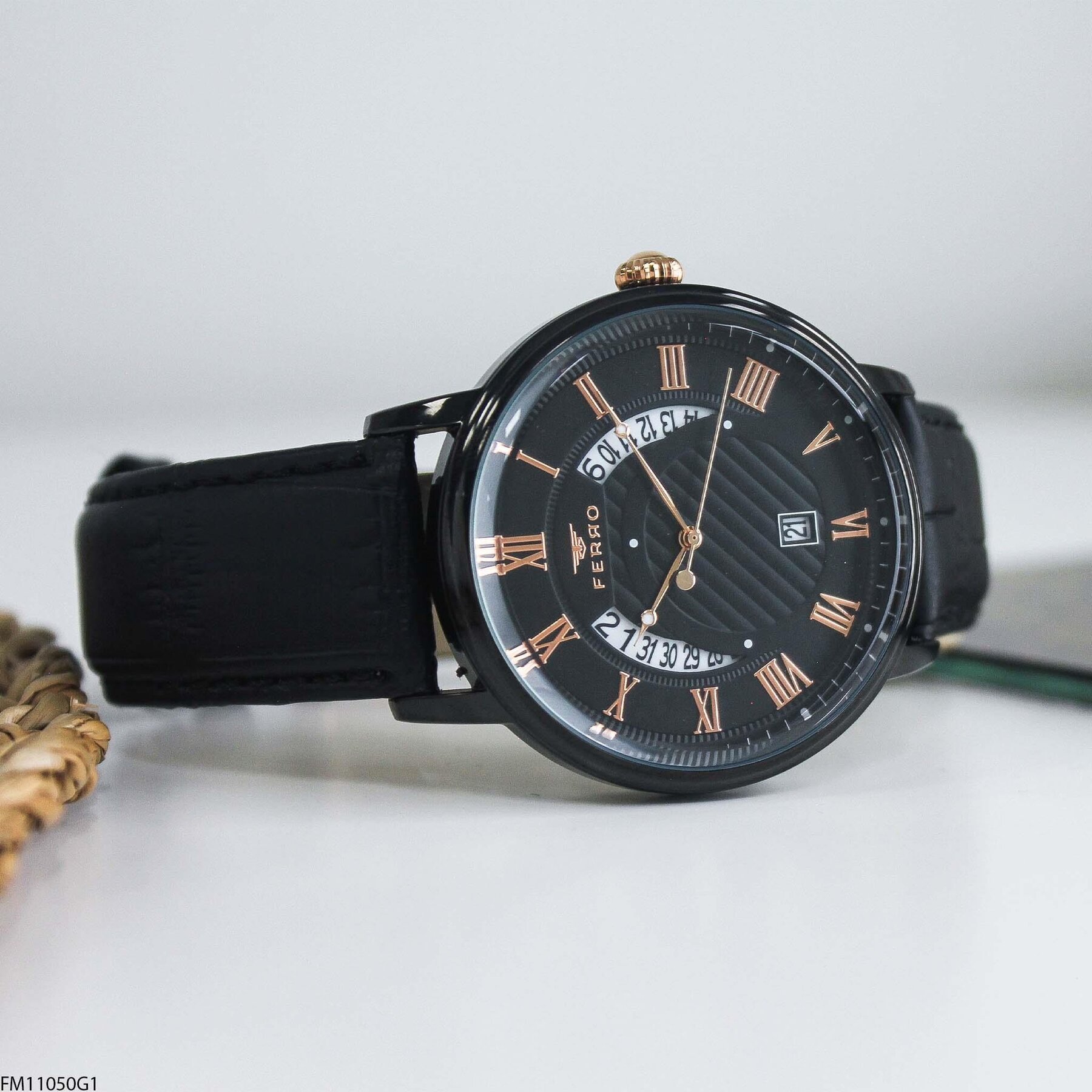 Ferro FM11050G1 Deri Kordonlu Erkek Kol Saati
