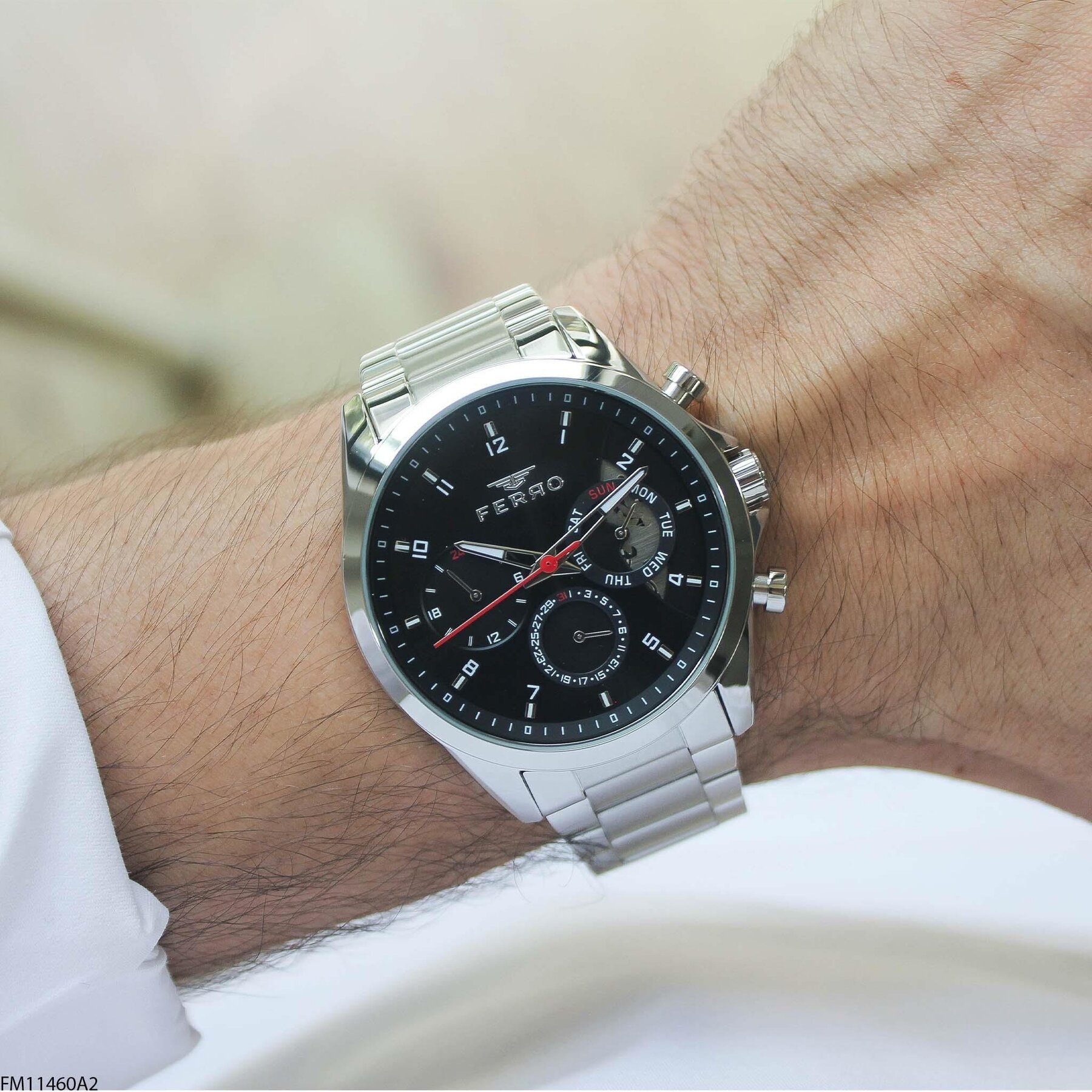 Ferro FM11460A2 Çelik Kordonlu Erkek Kol Saati