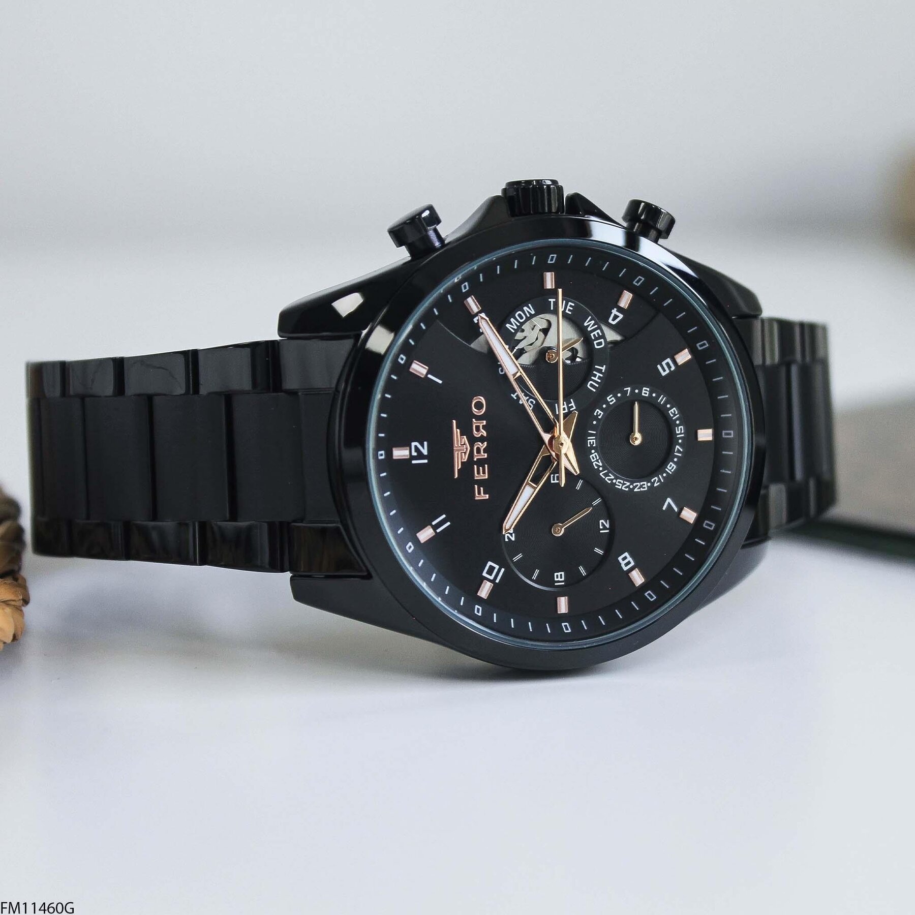 Ferro FM11460G Çelik Kordonlu Erkek Kol Saati