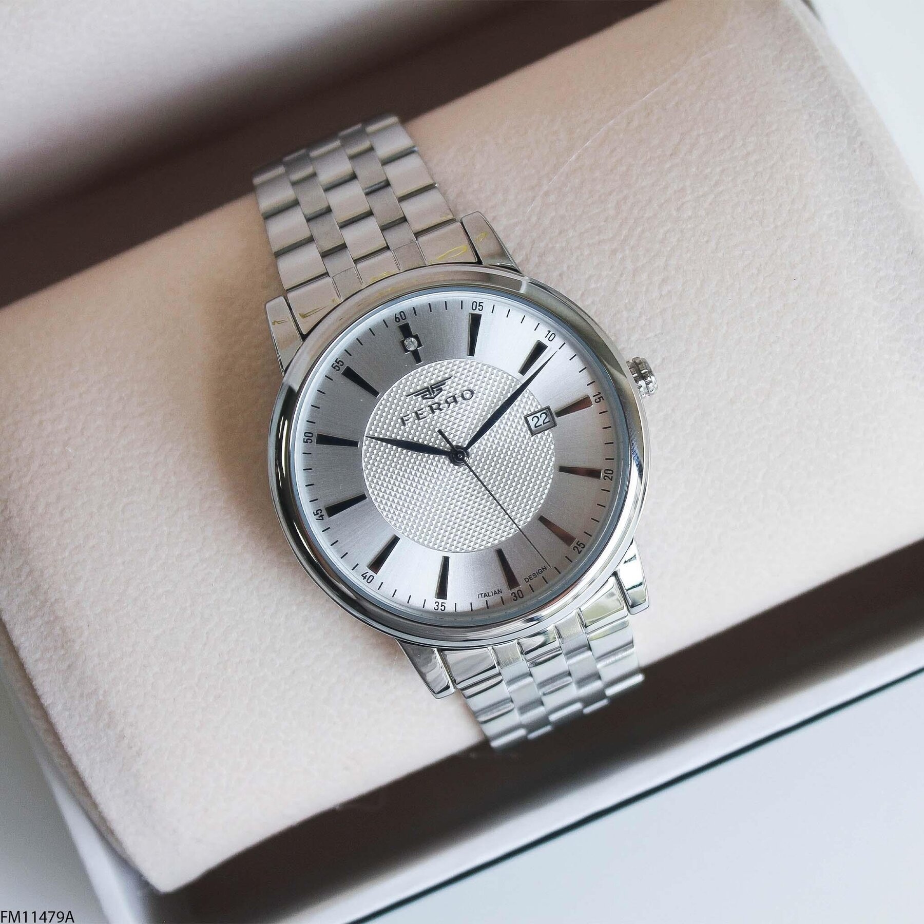 Ferro FM11479A Çelik Kordonlu Erkek Kol Saati