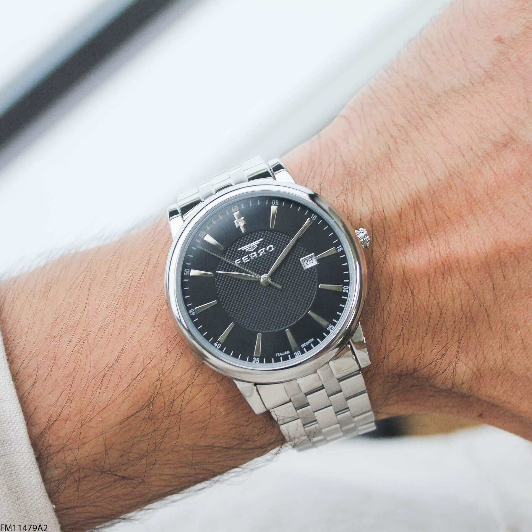 Ferro FM11479A2 Çelik Kordonlu Erkek Kol Saati
