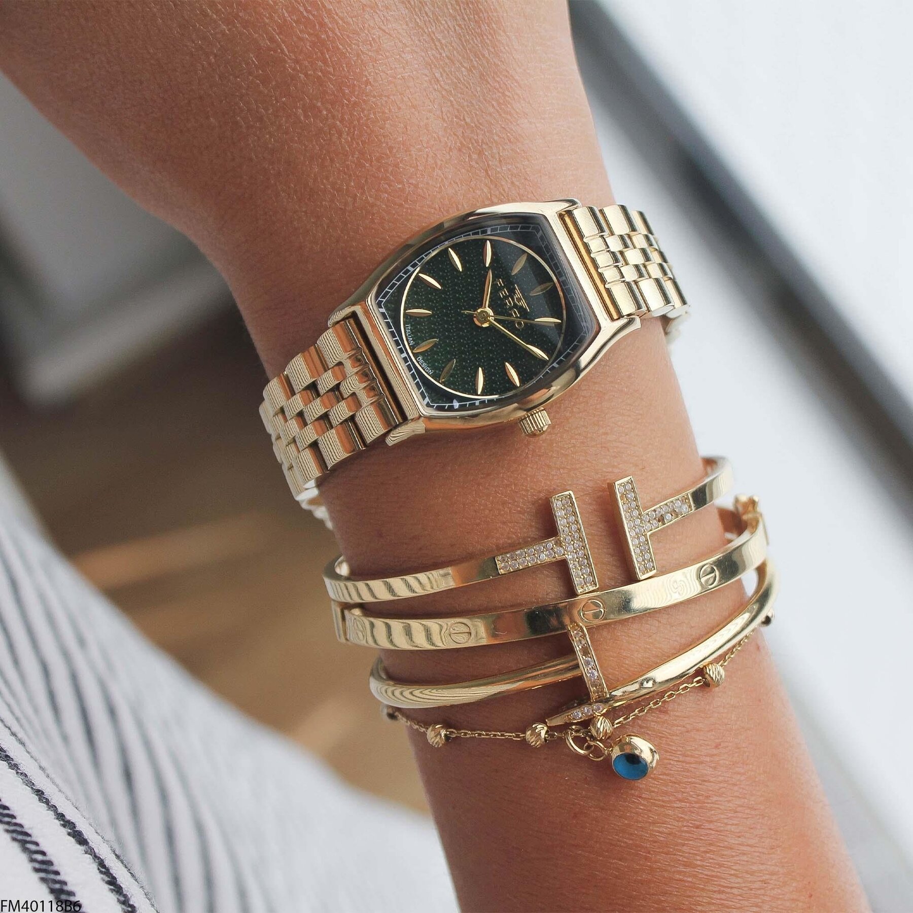 Ferro FM40118B6 Steel Strap Women Watch