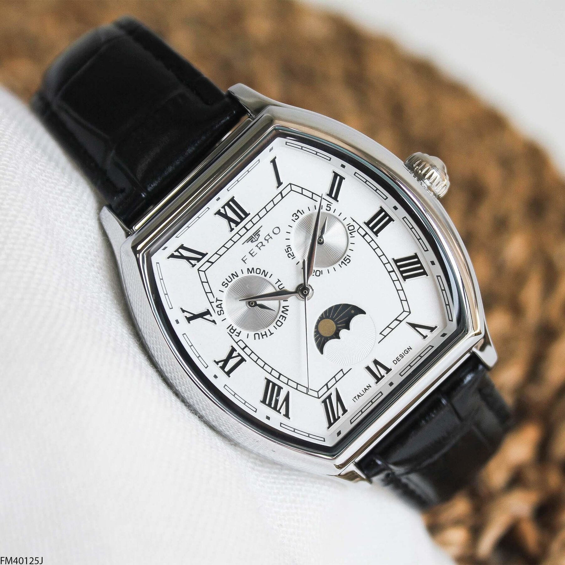 Ferro FM40125J Deri Kordonlu Erkek Kol Saati