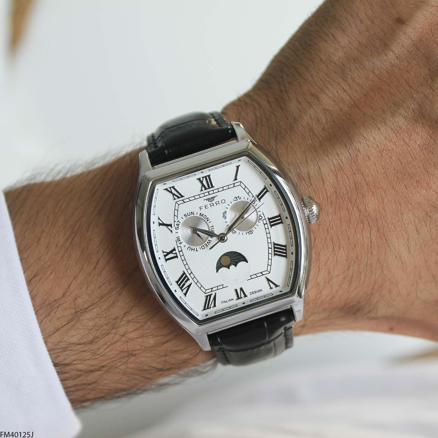 Ferro FM40125J Deri Kordonlu Erkek Kol Saati