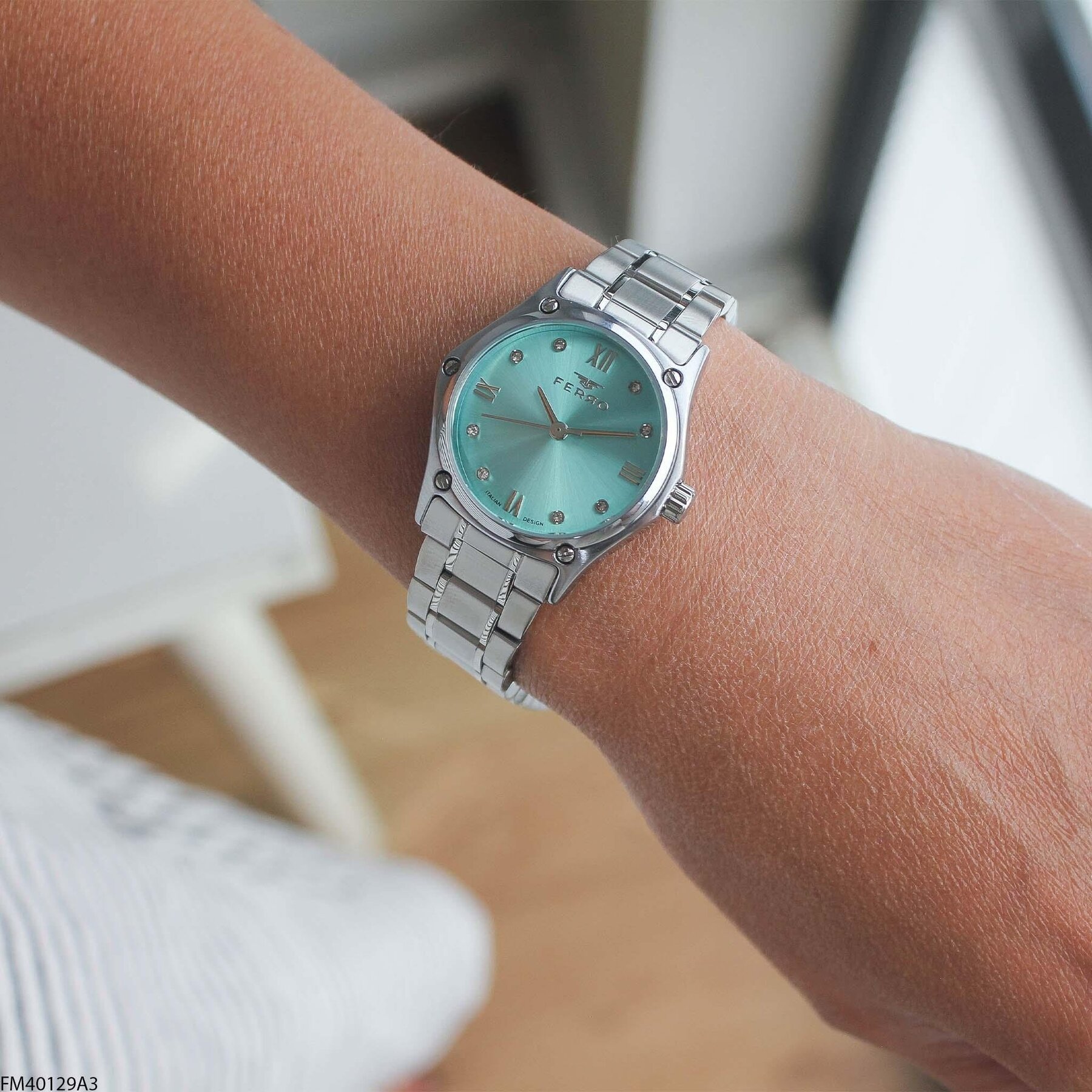 Ferro FM40129A3 Çelik Kordonlu Kadın Kol Saati