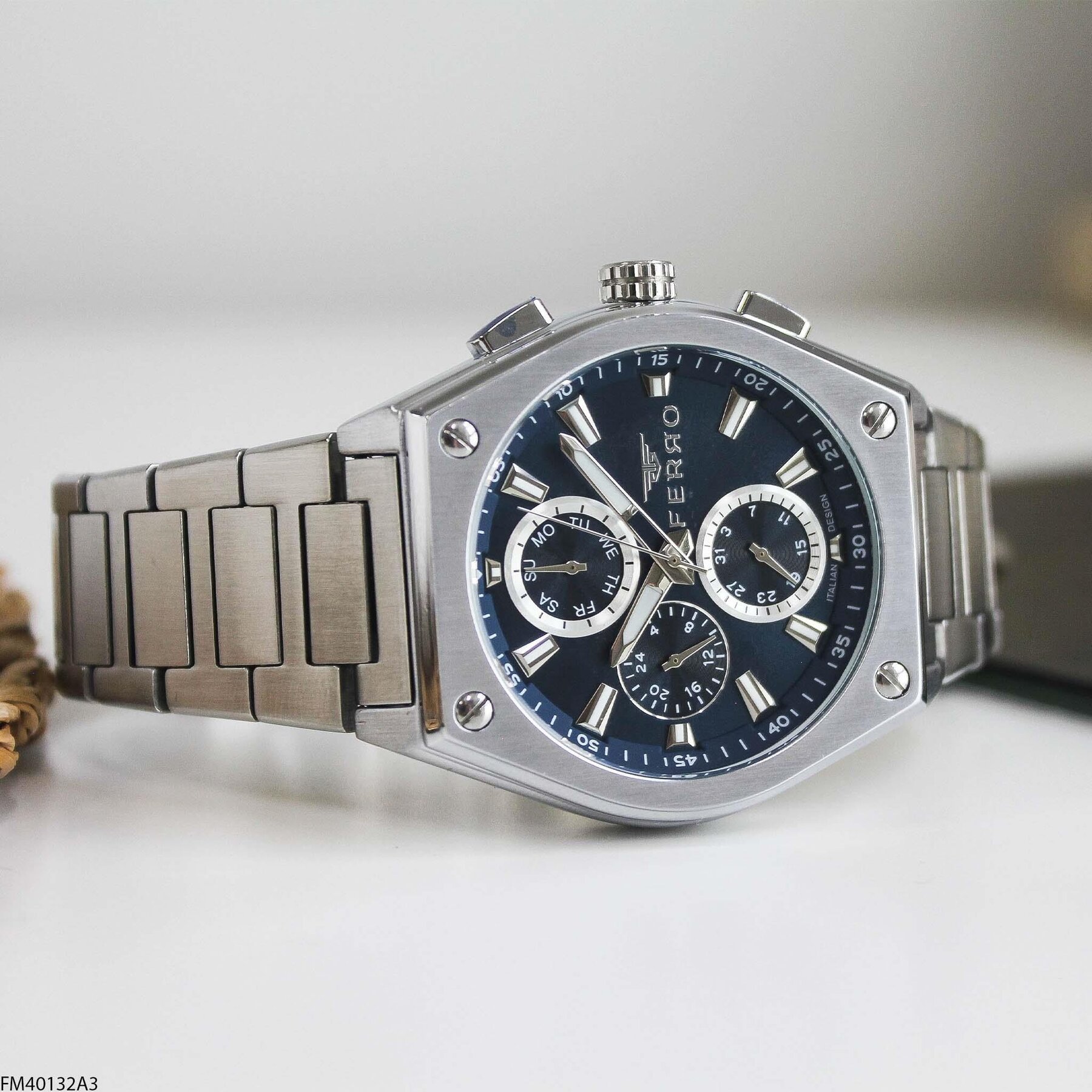 Ferro FM40132A3 Çelik Kordonlu Erkek Kol Saati