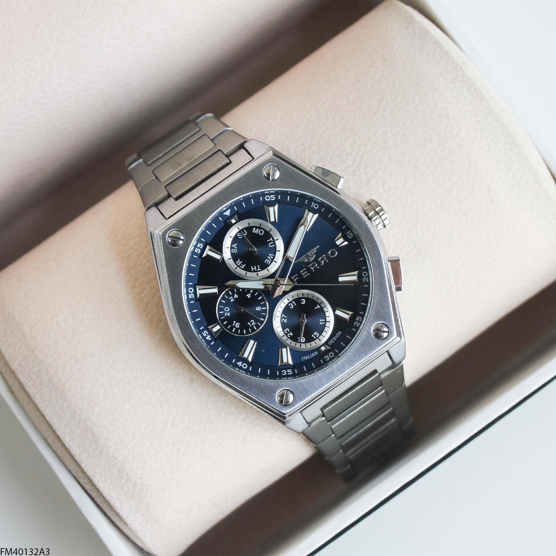 Ferro FM40132A3 Çelik Kordonlu Erkek Kol Saati