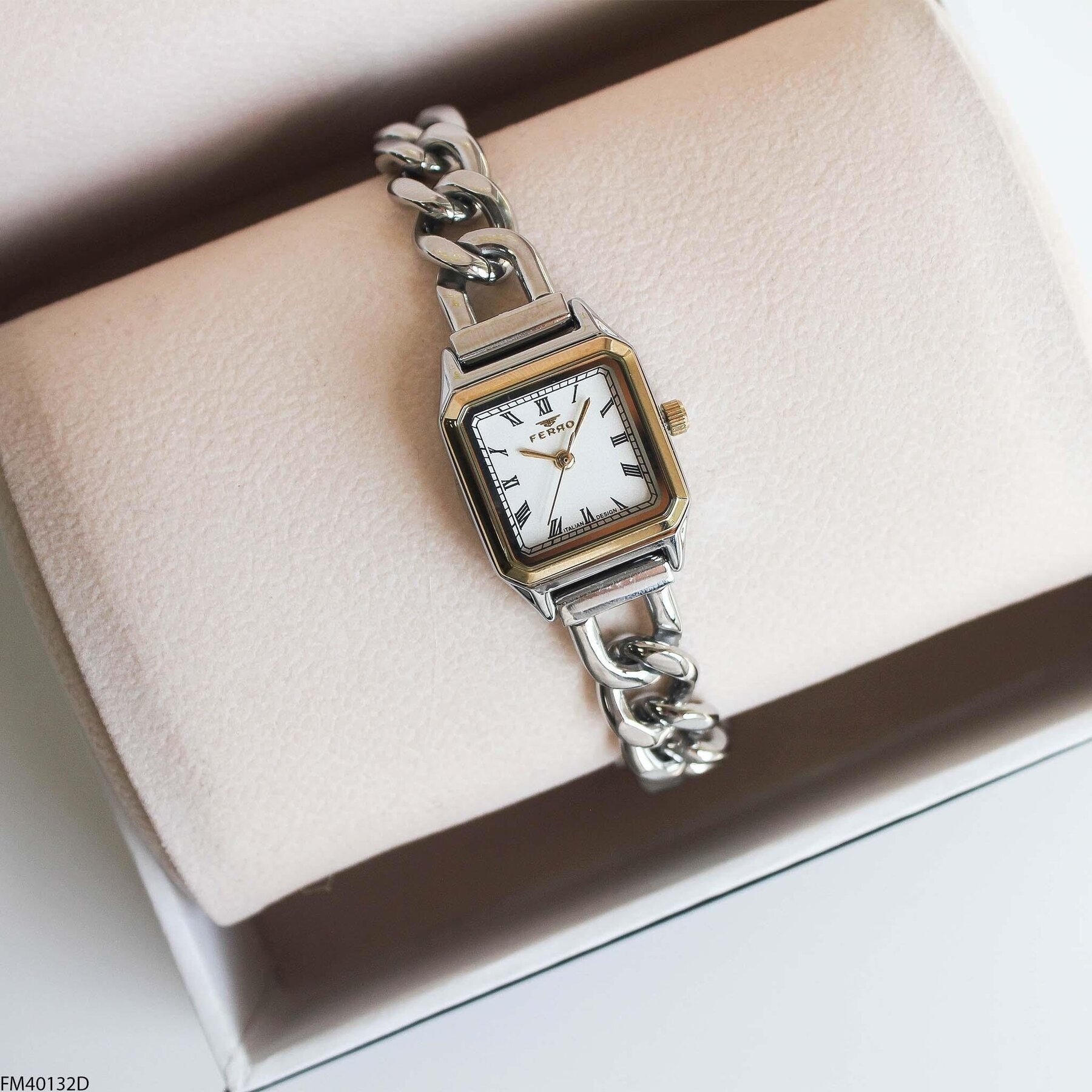 Ferro FM40132D Çelik Kordonlu Kadın Kol Saati