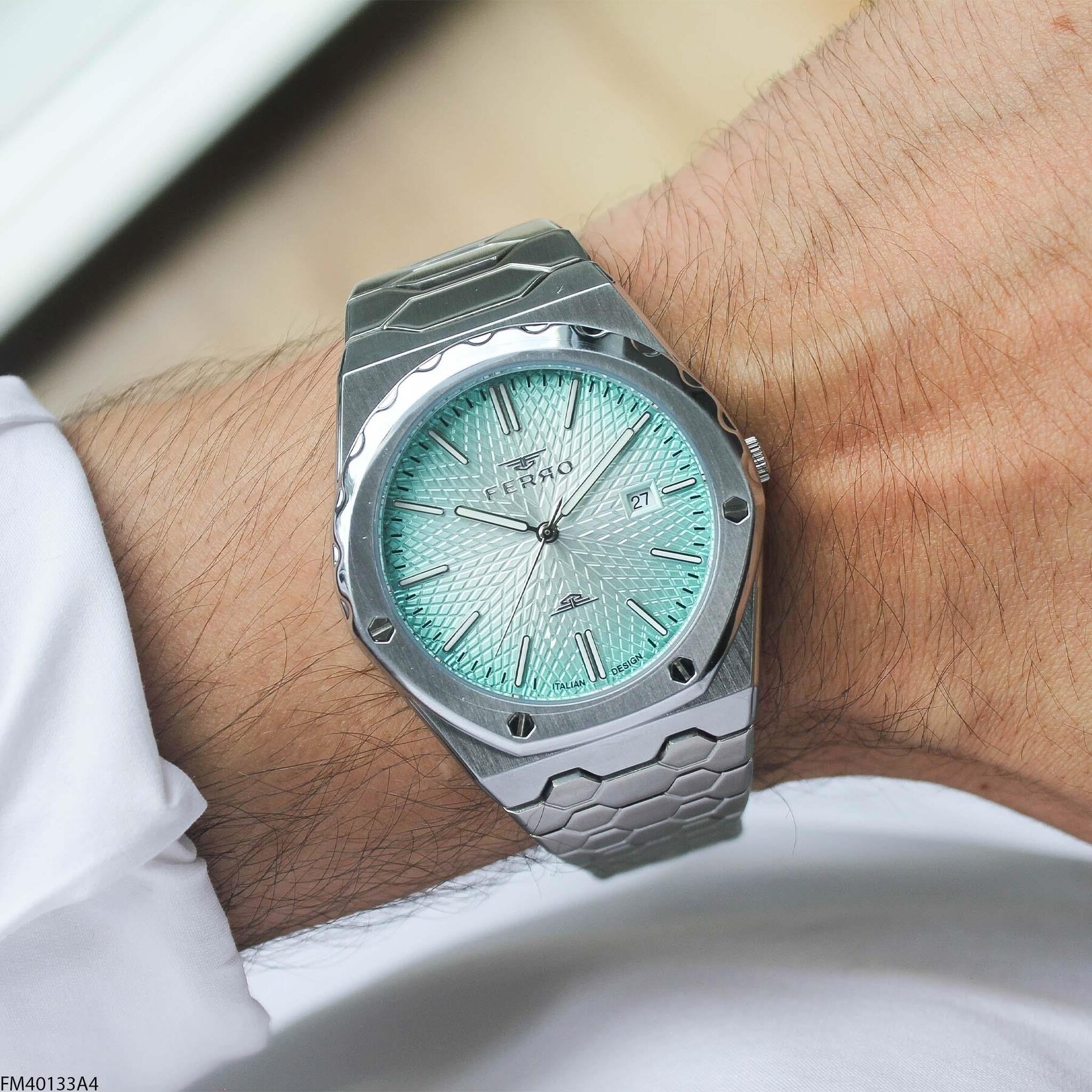 Ferro FM40133A4 Çelik Kordonlu Erkek Kol Saati