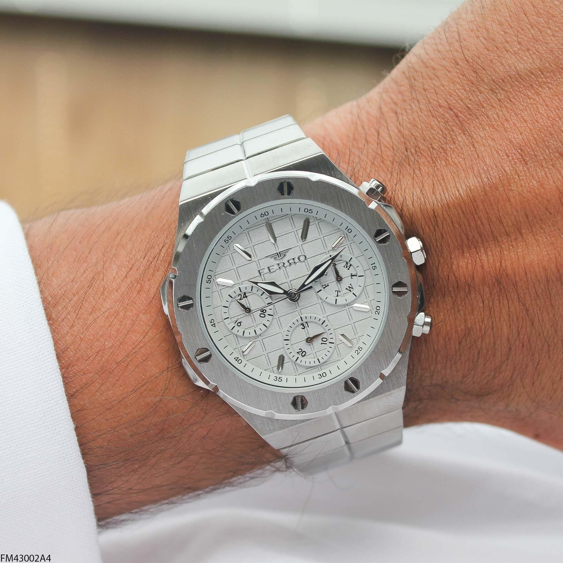 Ferro FM43002A4 Çelik Kordonlu Erkek Kol Saati